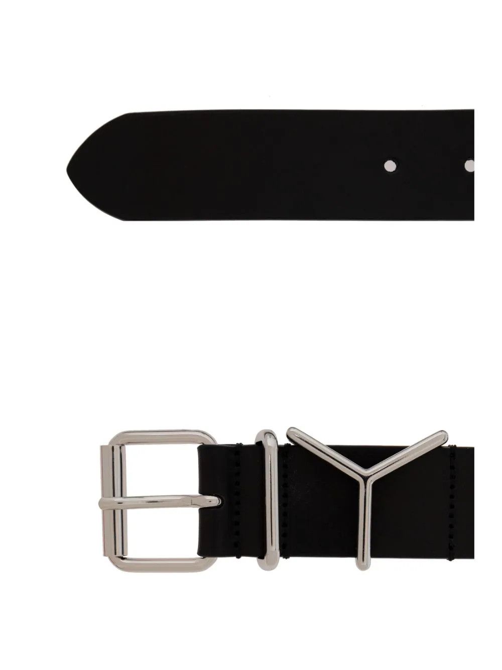 Y/Project o1s22i1n0924 Size: 80 Buckle Belt in Black Size ONE SIZE - 4 Thumbnail