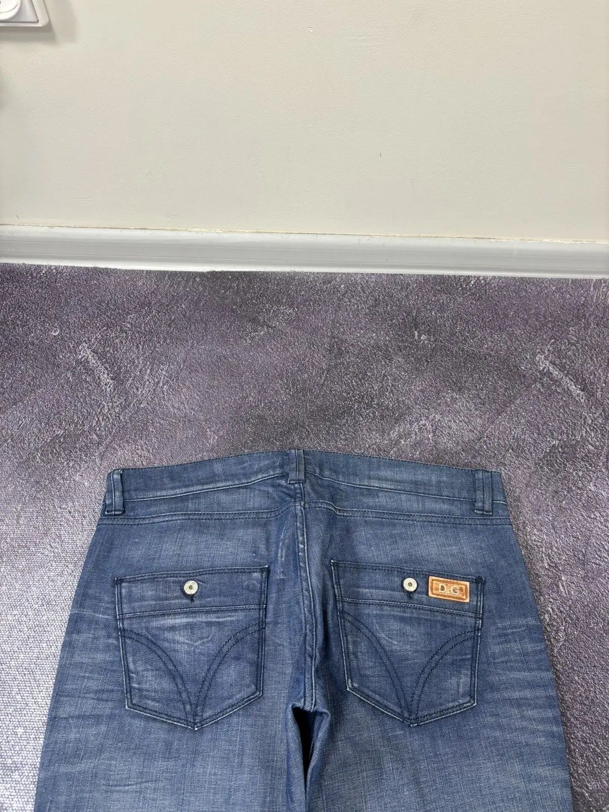 Dolce & Gabbana × Vintage Vintage Dolce & Gabbana Girly Women’s Archival Denim Jeans Size 31" - 4 Thumbnail