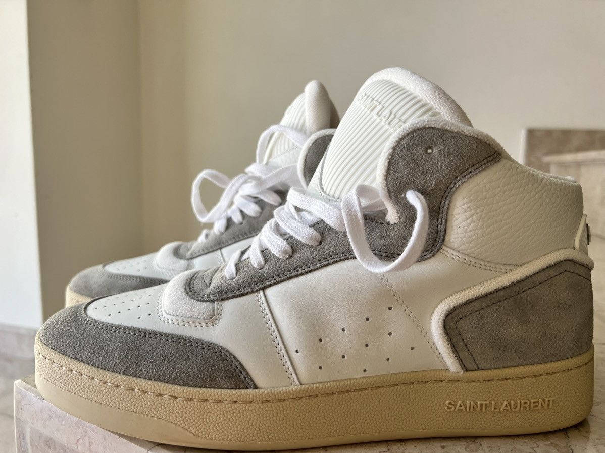 Saint Laurent Paris New Saint Laurent SL80 high top men sneakers IT43/US 10/UK 9 Size US 10 / EU 43 - 14 Thumbnail