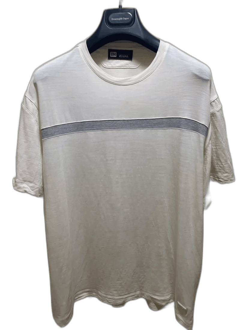 Ermenegildo Zegna ZEGNA Techmerino Washable Wool T-Shirt Size US S / EU 44-46 / 1 - 1 Thumbnail