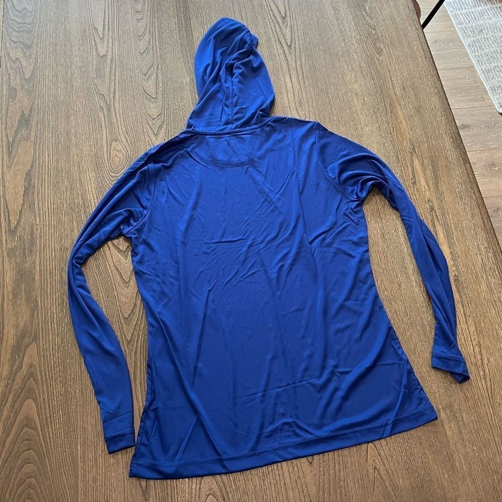 Vintage NWOT Team 365 Cobalt Blue Athletic Hoodie Size M Size M / US 6-8 / IT 42-44 - 3 Thumbnail