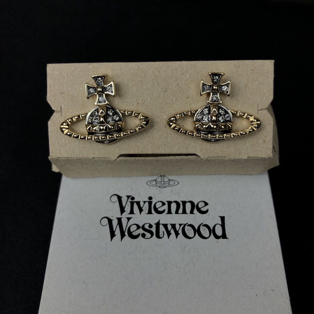 Vivienne Westwood Last Price 🔥 Vivienne Westwood Black Crystal Orb ...