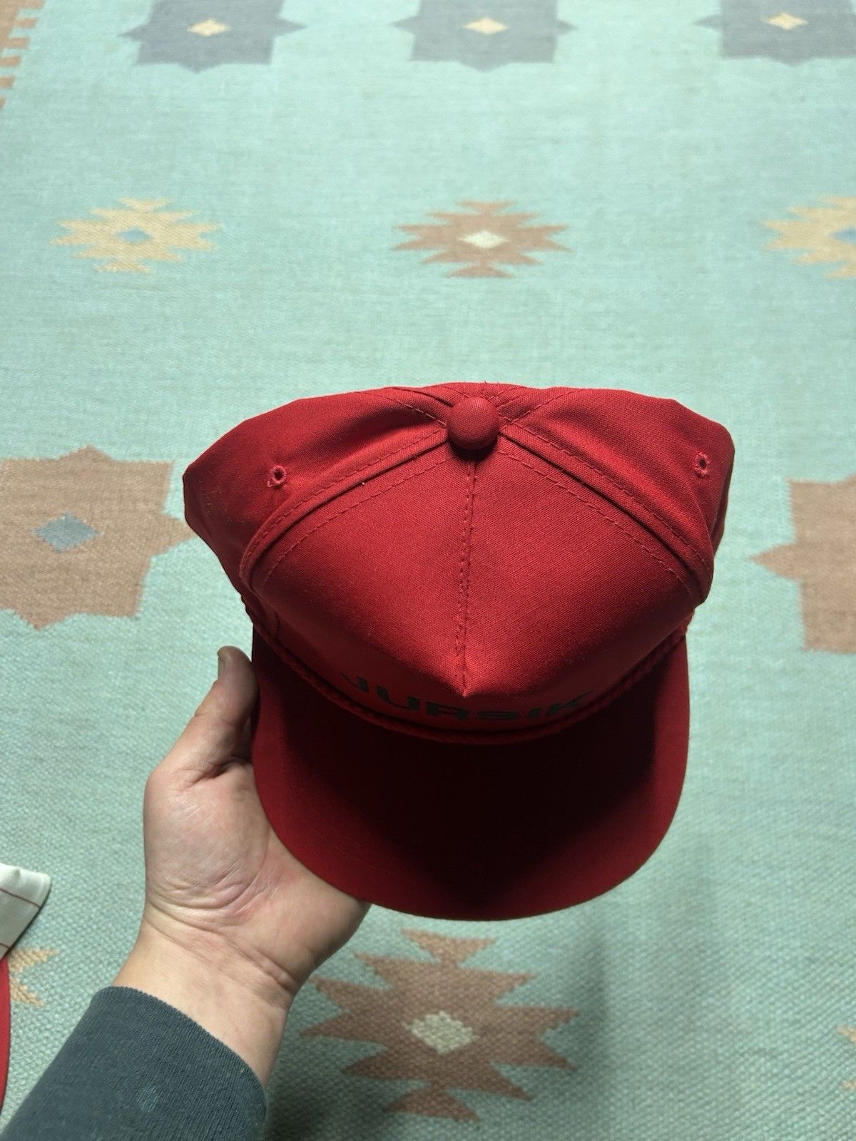 Vintage Vintage SnapBack hat cap Jursik truck equipment Michigan red Size ONE SIZE - 3 Thumbnail