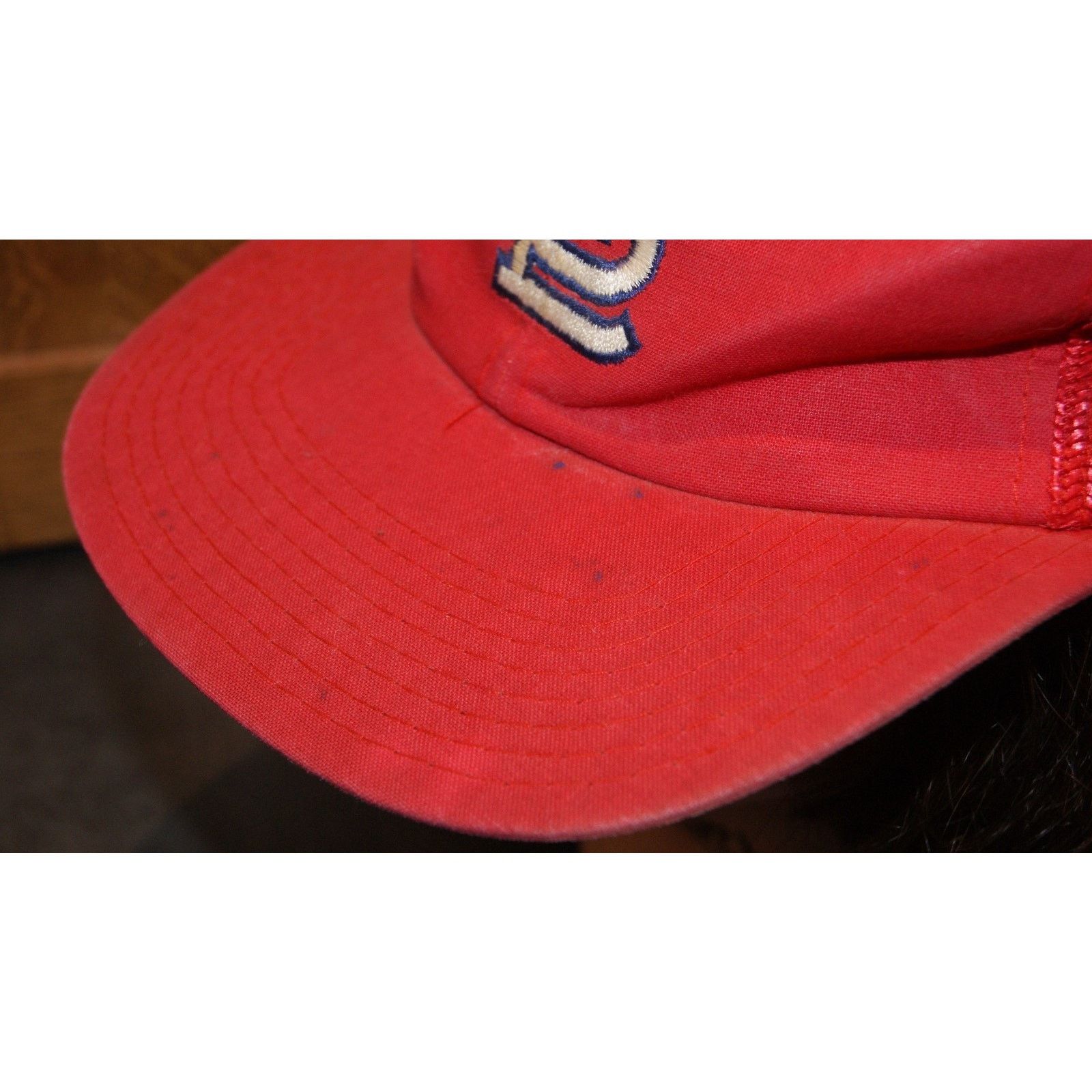 Vintage VTG St Louis Cardinals Mesh Snapback Trucker Hat Cap M/L Size ONE SIZE - 9 Thumbnail
