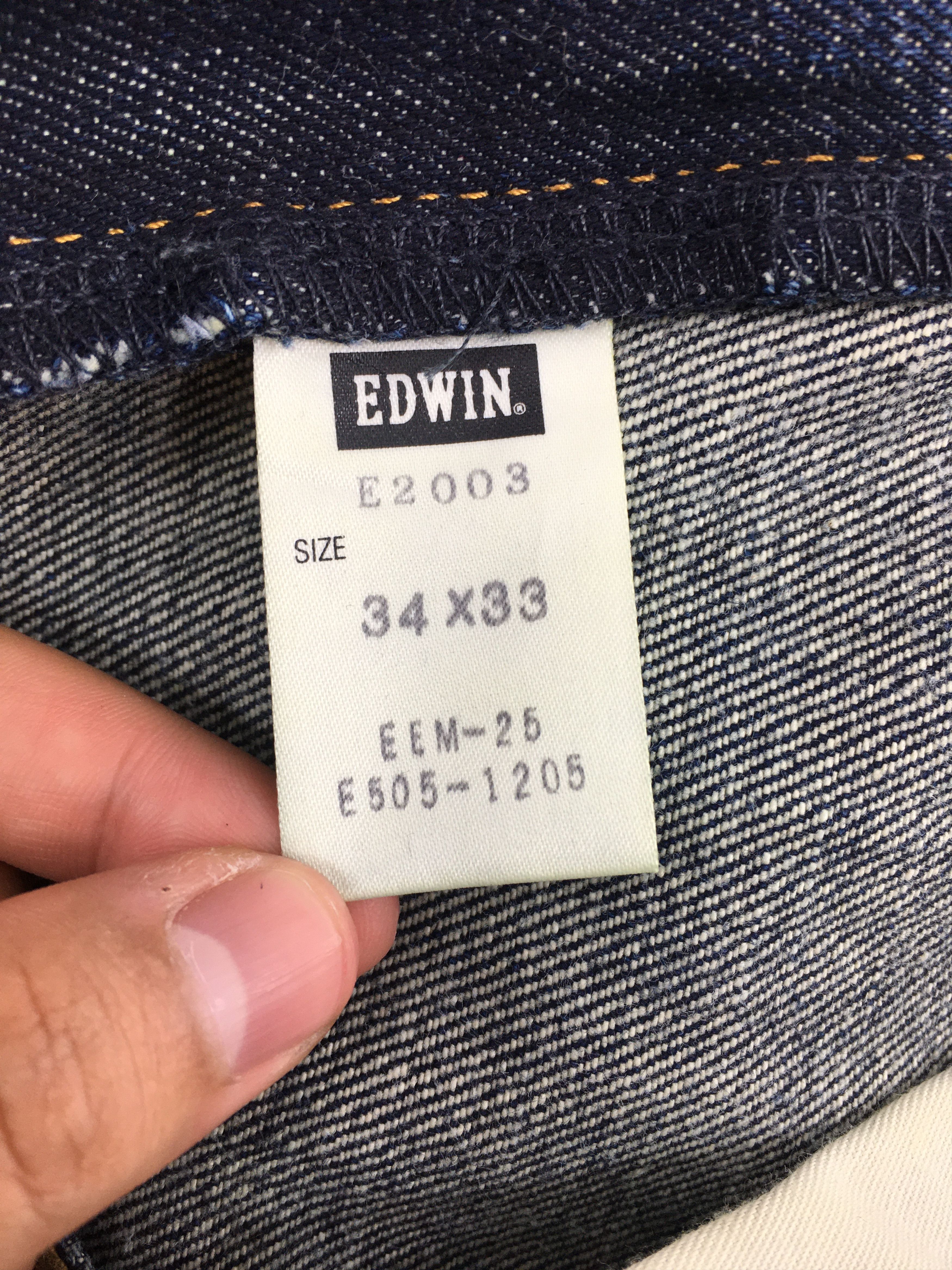 Edwin Size 31x28.5 Edwin E Function Engineered Japan Jeans S1082 Size US 31 - 13 Thumbnail