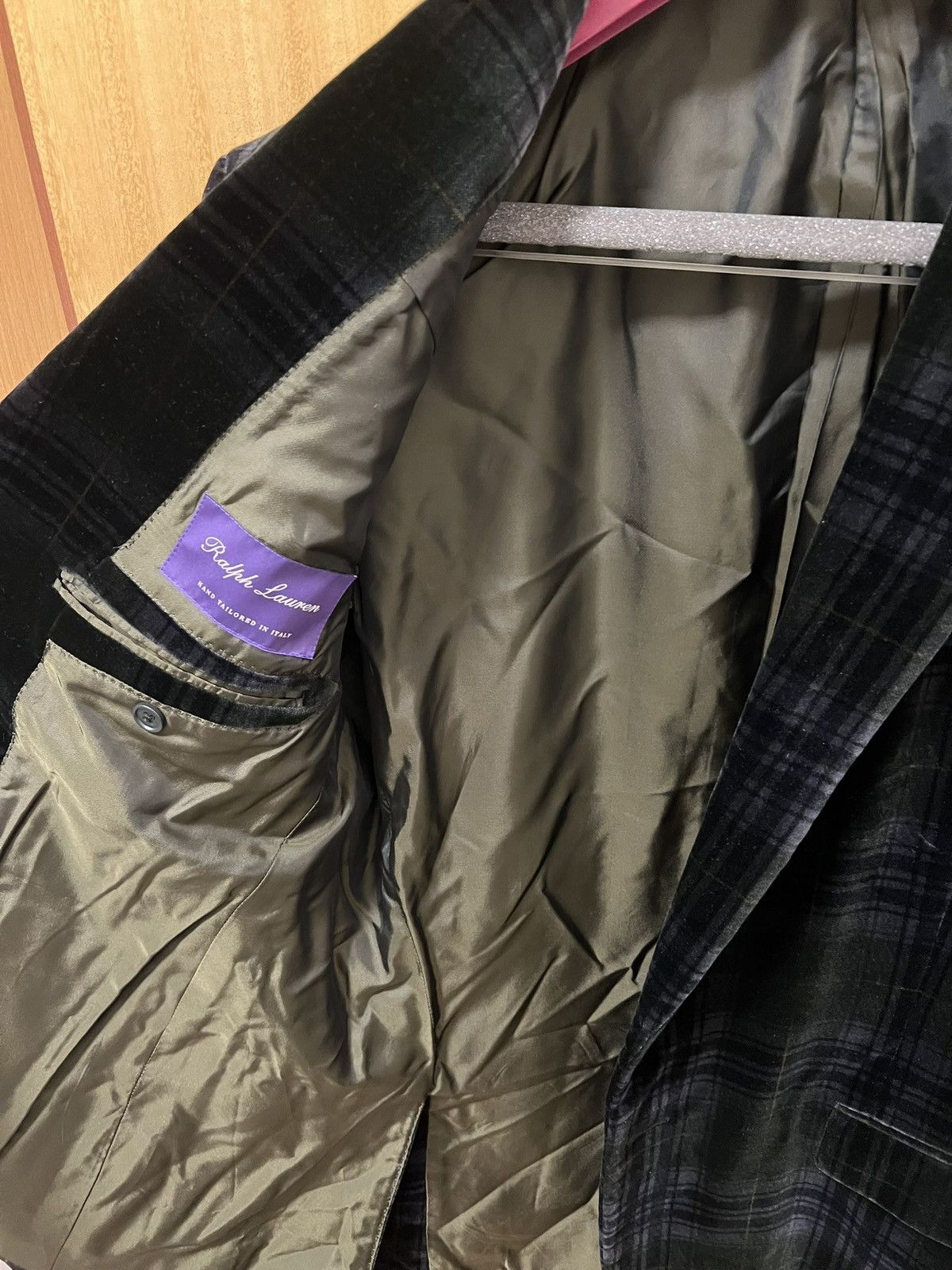 Ralph Lauren Purple Label Ralph Lauren purple label Tartan velvet blazer LNWOT $3500 Size 42R - 3 Thumbnail