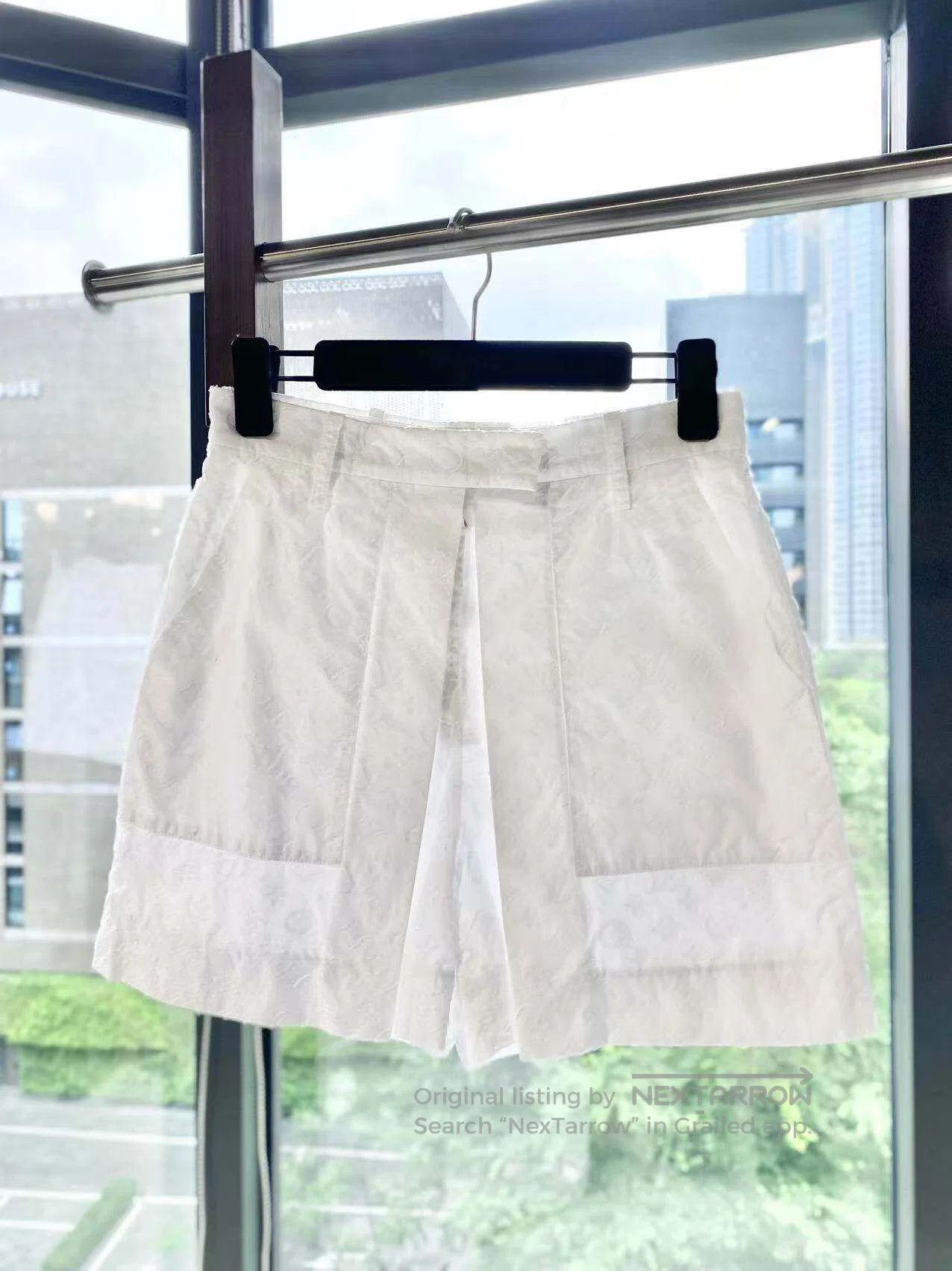 Louis Vuitton Louis Vuitton Monogram Print Cotton Shorts| Size 24" / US 00 / IT 34 - 2 Thumbnail
