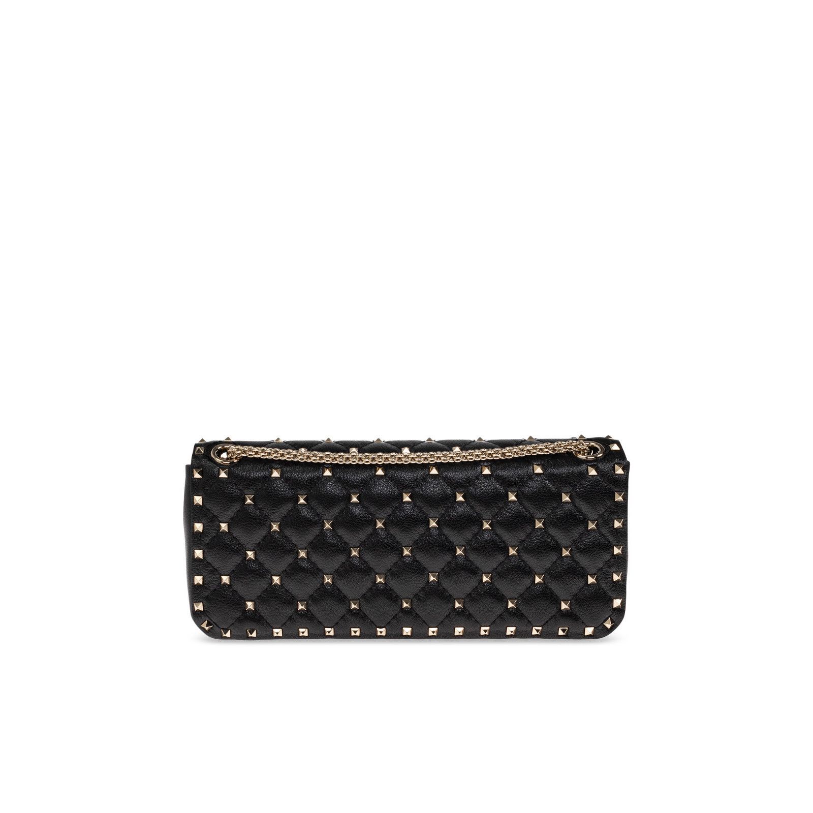 Valentino VALENTINO GARAVANI Black Leather Rockstud Shoulder Bag New & Size ONE SIZE - 2 Thumbnail