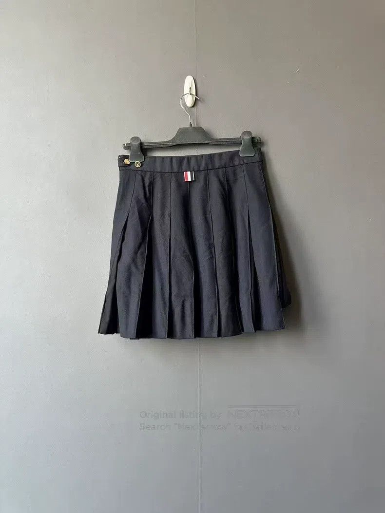 Thom Browne Thom Browne Wool Pleated Skirt Size 27" / US 4 / IT 40 - 2 Thumbnail