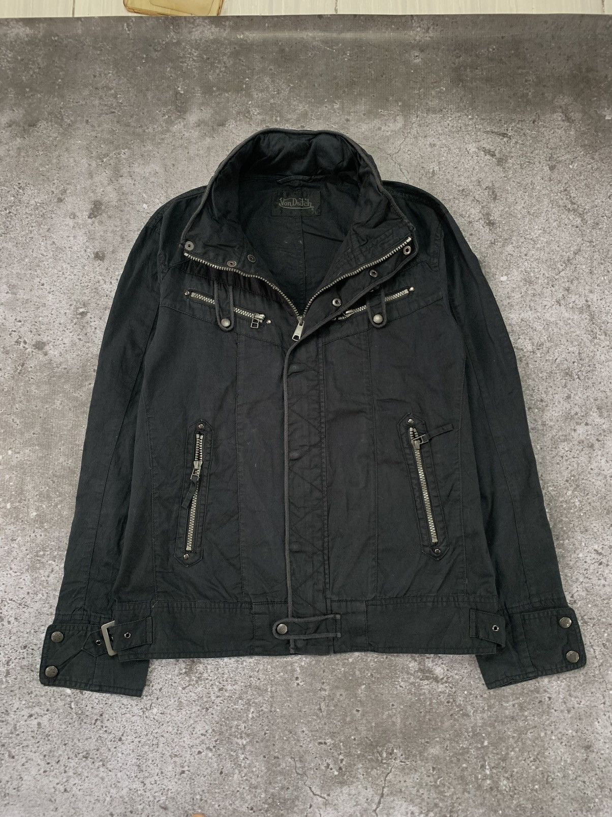 Japanese Brand Vondutch Y2k Black Jacket Size US S / EU 44-46 / 1 - 3 Thumbnail