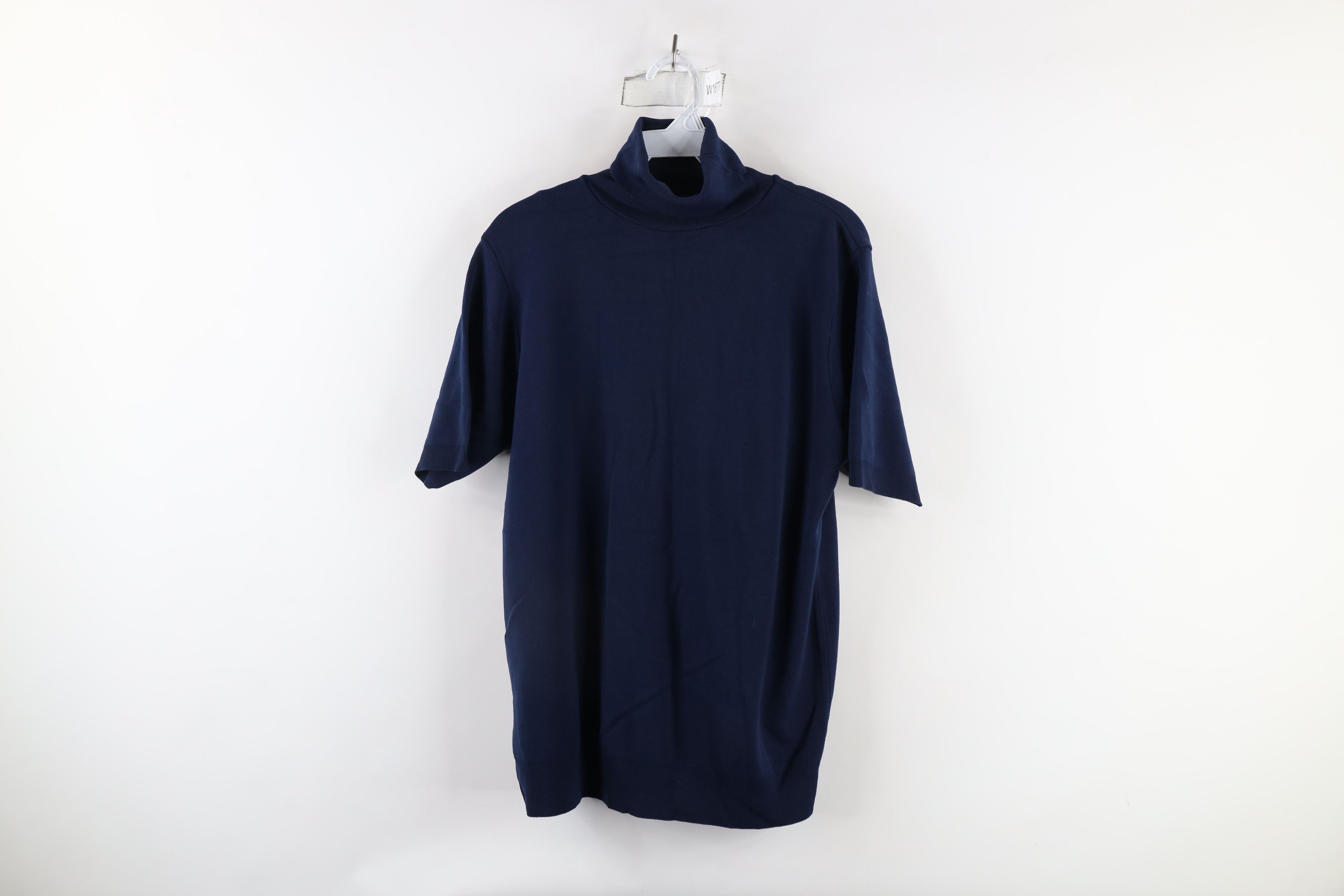 Vintage Vintage 50s 60s Rockabilly Short Sleeve Turtleneck T-Shirt Size US L / EU 52-54 / 3 - 1 Thumbnail