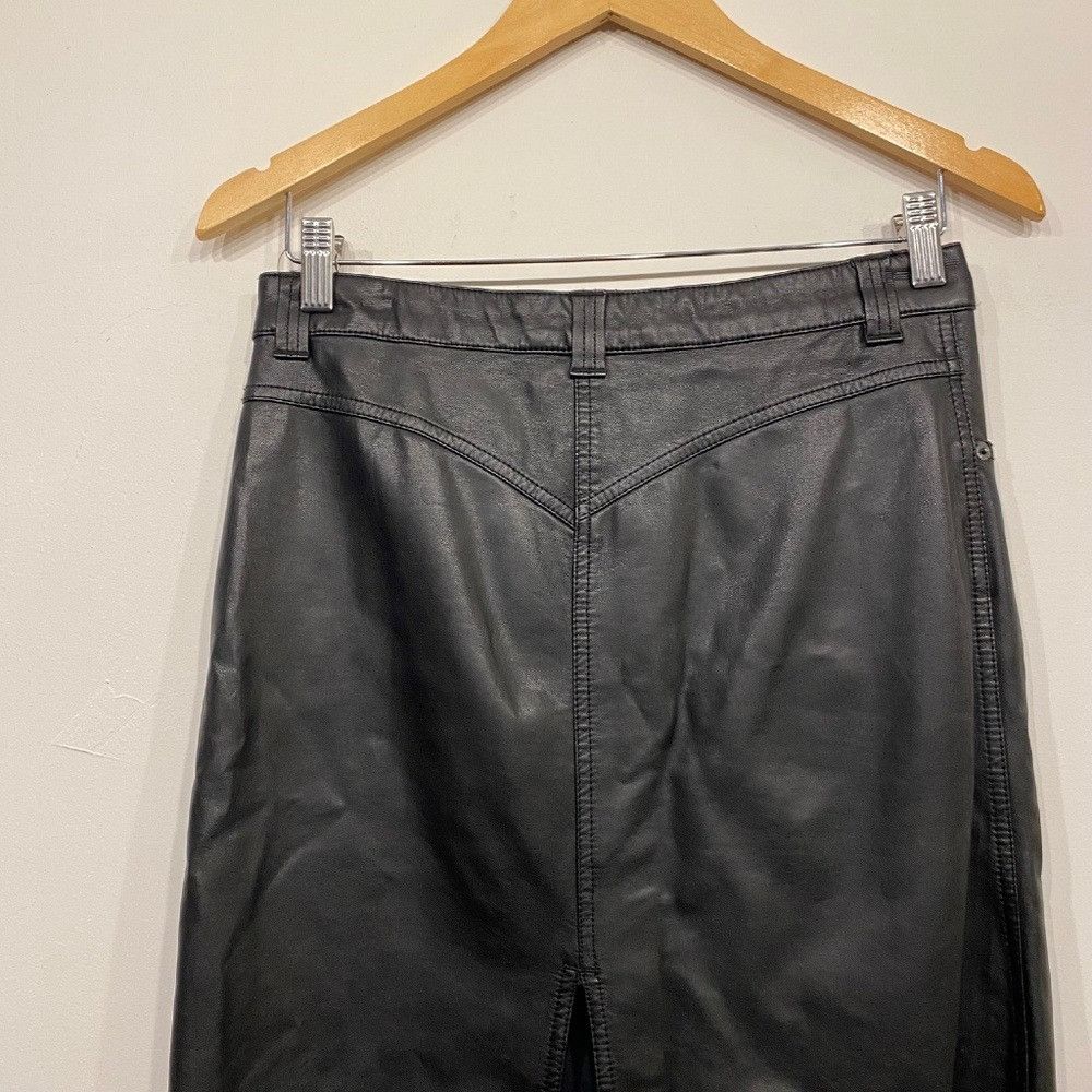 Free People Free People City Slicker Faux Leather Maxi Skirt in Black 2 Size 26" / US 2 / IT 38 - 3 Thumbnail