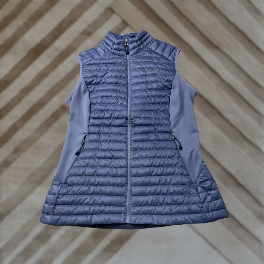 Eddie Bauer Eddie Bauer Womens Small Blue Full Zip Puffer Vest Down Insulated Outdoor Size S / US 4 / IT 40 - 1 Thumbnail