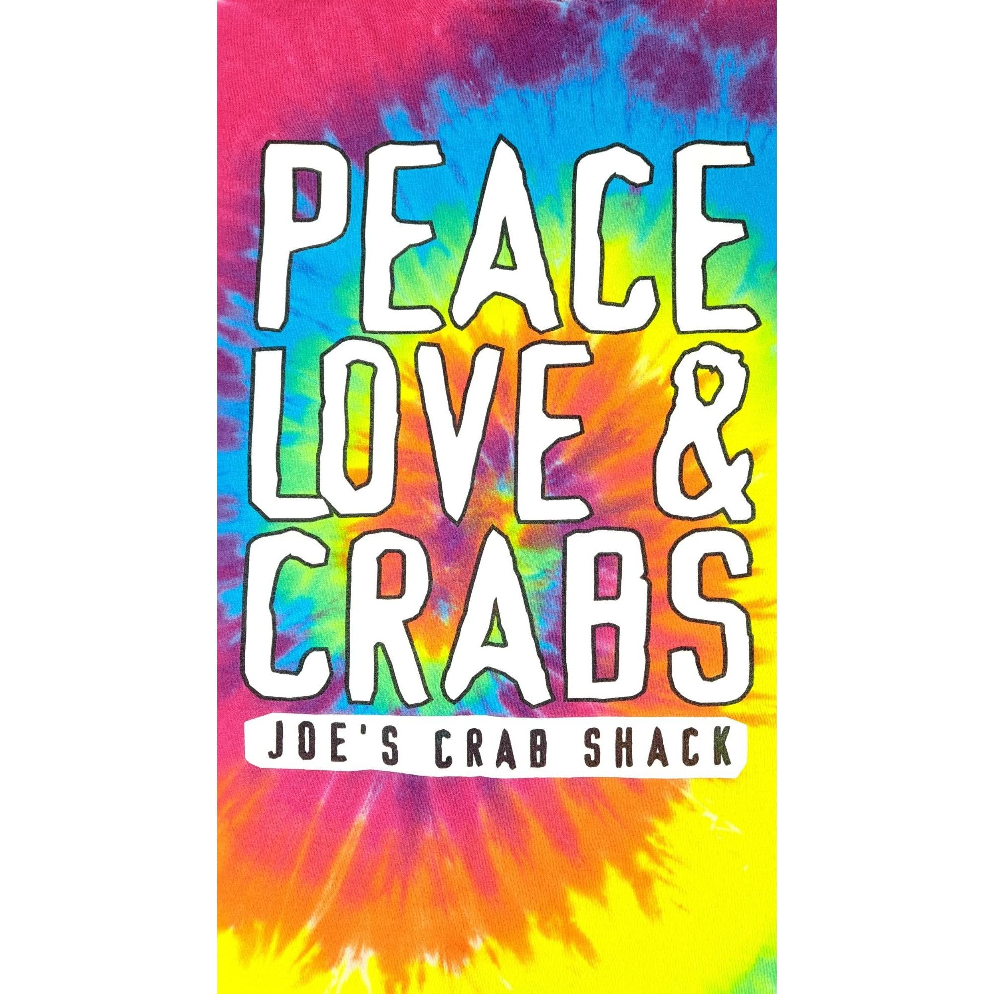 Vintage Vintage Joe's Crab Shack Tie-Dye Peace Love Crabs T-Shirt L Size US L / EU 52-54 / 3 - 3 Thumbnail
