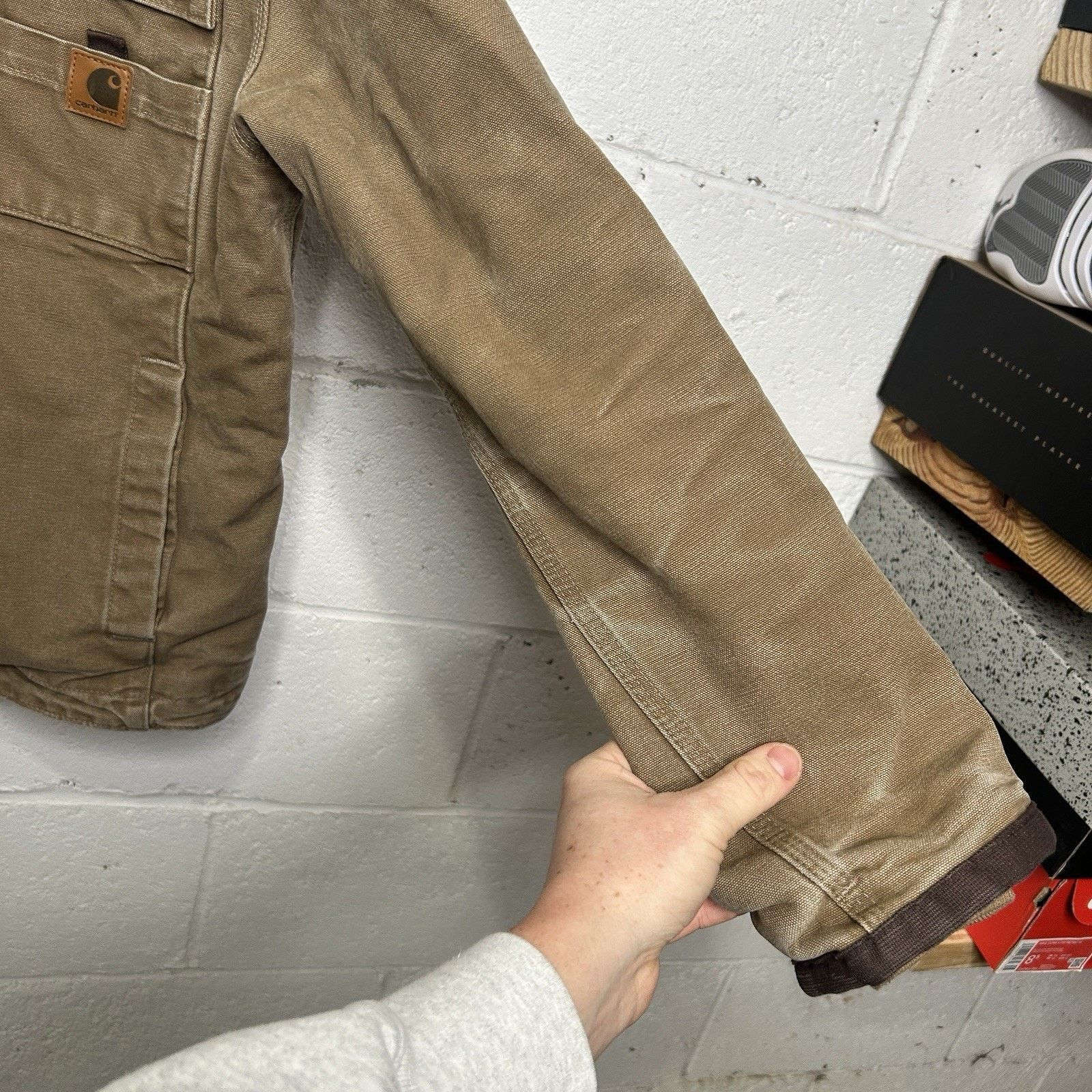 Carhartt Carhartt Sherpa-Lined Bartlett Hooded Jacket “Brown” Size US S / EU 44-46 / 1 - 11 Thumbnail