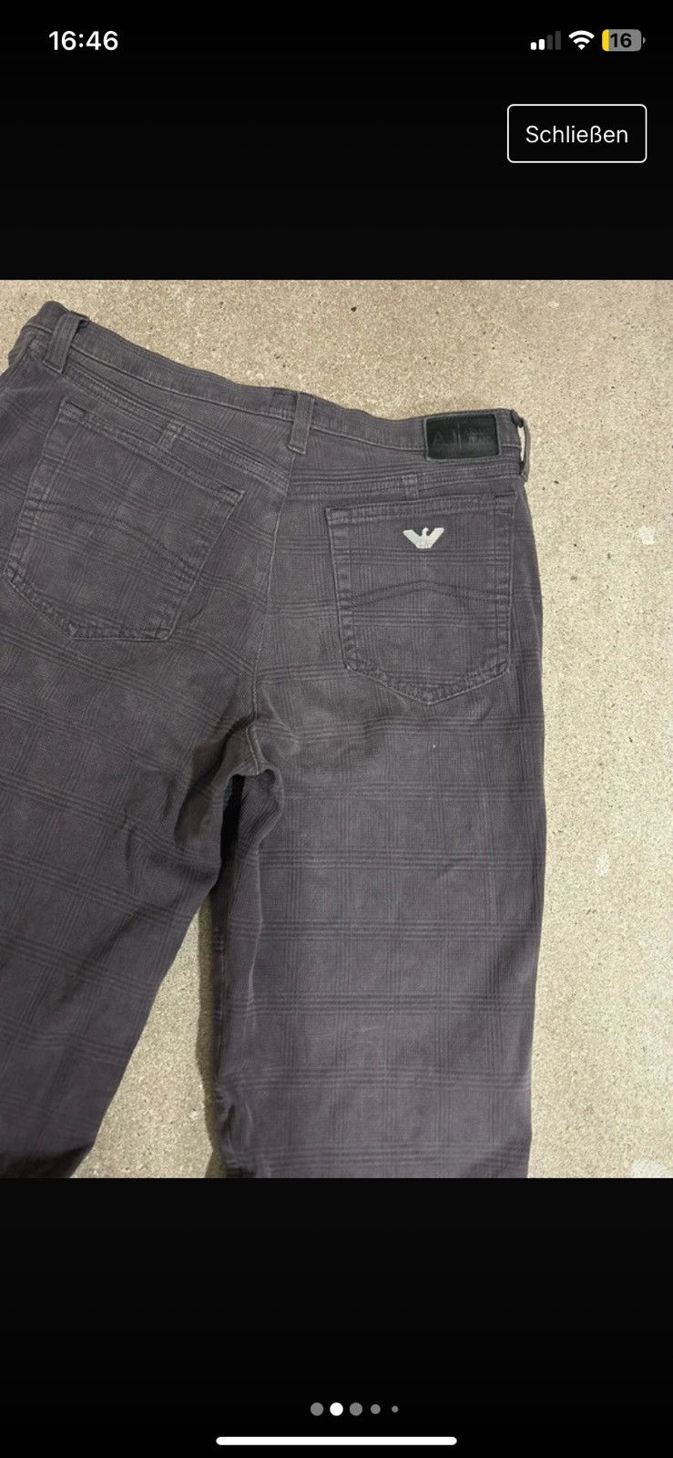 Armani Armani Jeans with Design | Size 29 Size US 29 - 2 Thumbnail