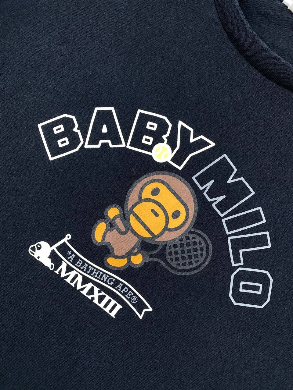 Bape A Bathing Ape Baby Milo Big Logo T Shirt Men Size L Black Size US L / EU 52-54 / 3 - 4 Thumbnail