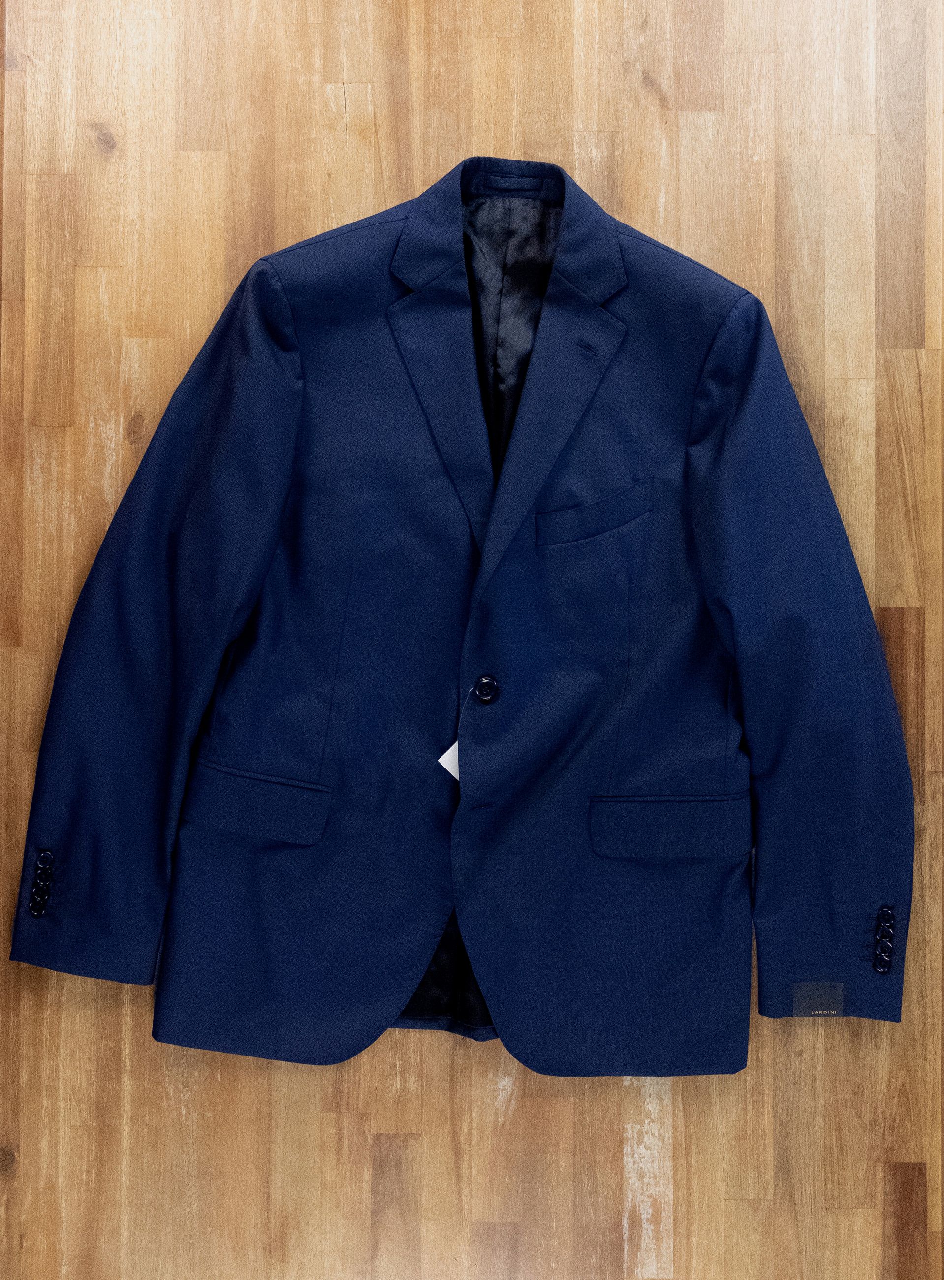 Lardini LARDINI Italy solid blue wool blazer jacket 38 48 Size 38R - 4 Thumbnail