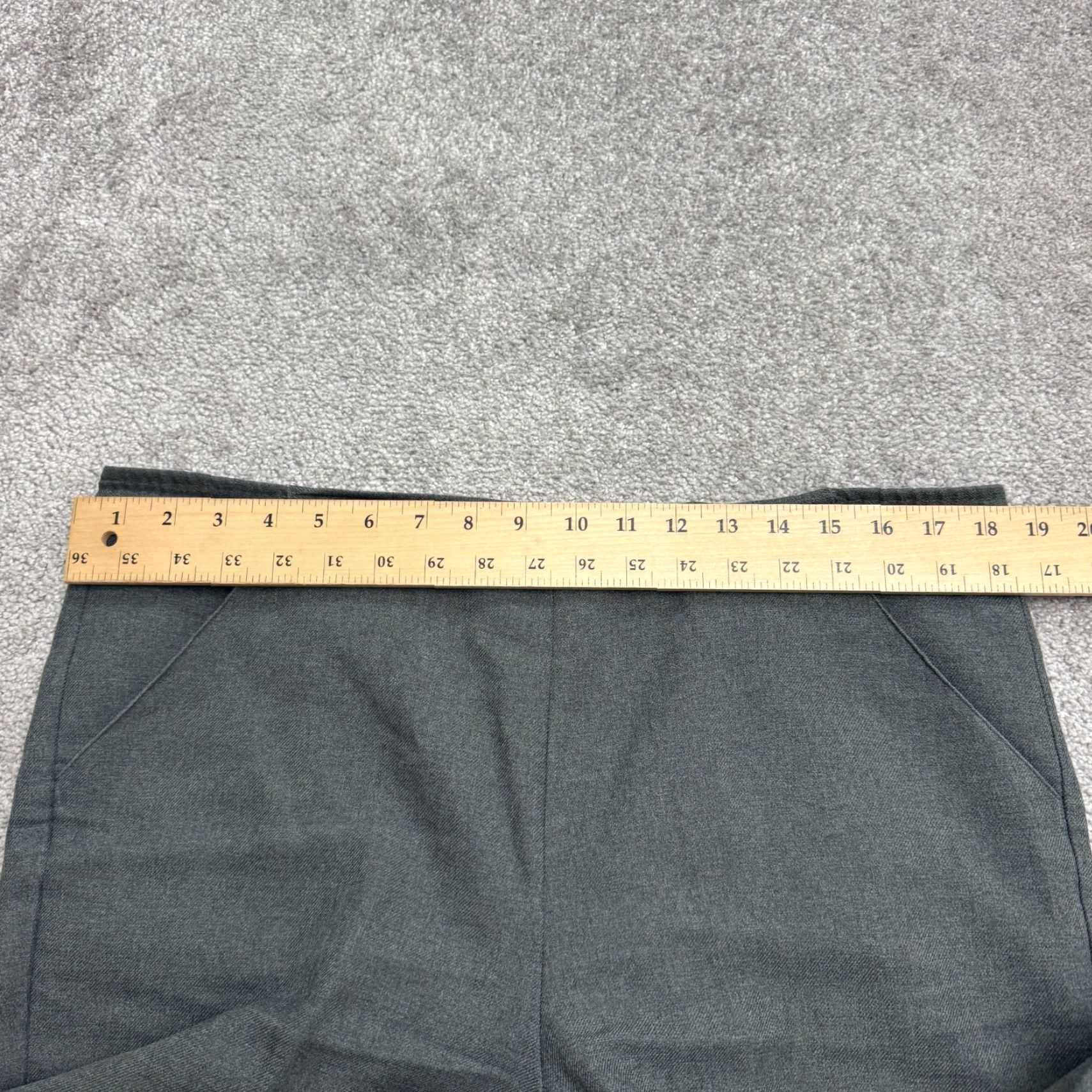 Vintage VINTAGE Donnkenny Pants 14 Gray 90's Straight Leg Pull On Womens Size 36" / US 14 / IT 50 - 7 Thumbnail
