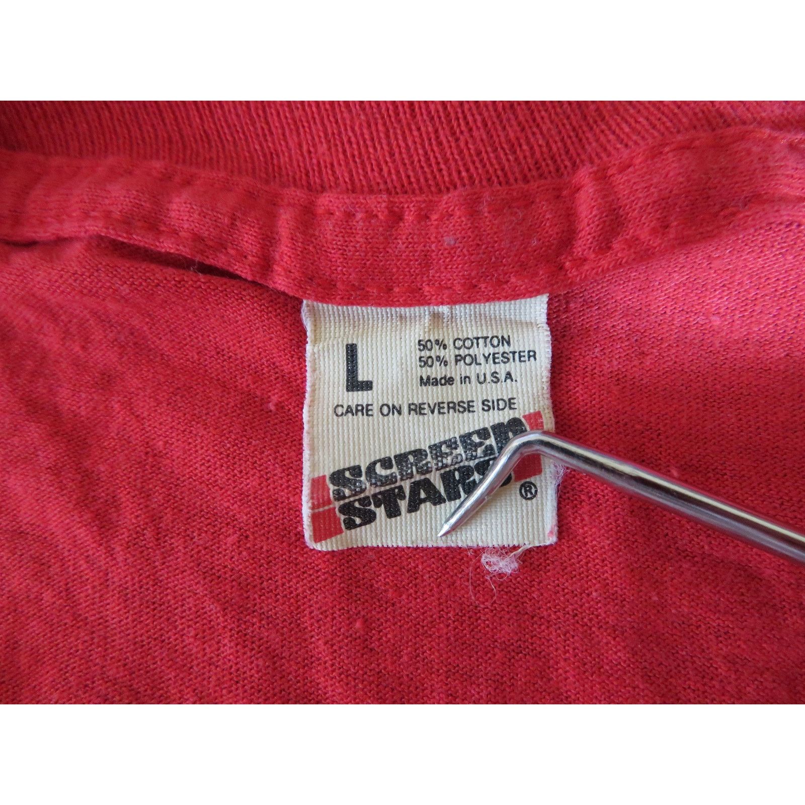 Other Dock 44 Bridge Red White T-shirt Sz M-L Size US M / EU 48-50 / 2 - 3 Thumbnail