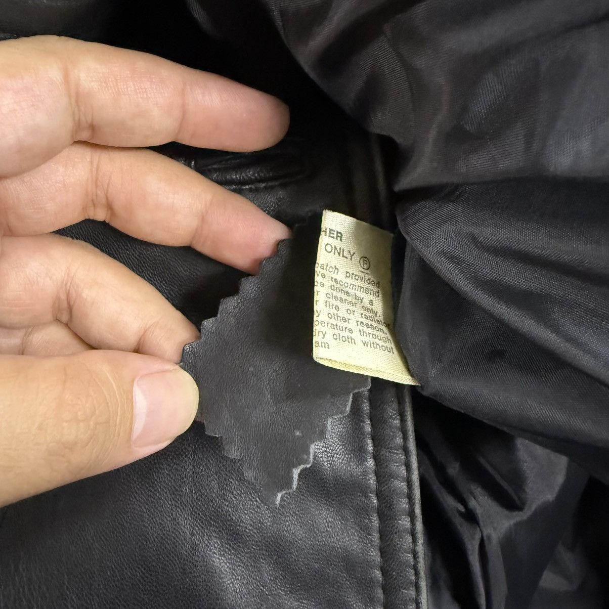 Leather Lambskin Leather Patina Double Breasted Short Coat Size US M / EU 48-50 / 2 - 7 Thumbnail