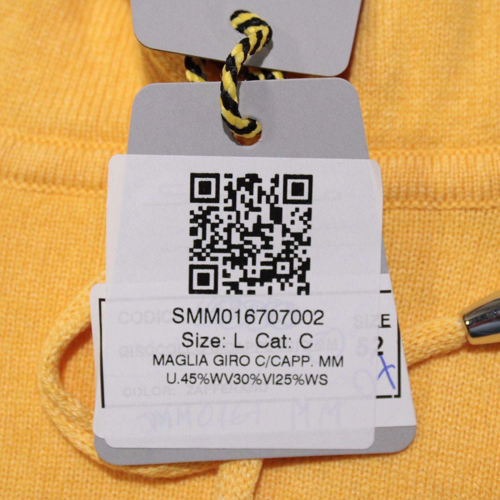 SARTORIO Sartorio Sweater Size US L in Yellow Size US L / EU 52-54 / 3 - 3 Thumbnail