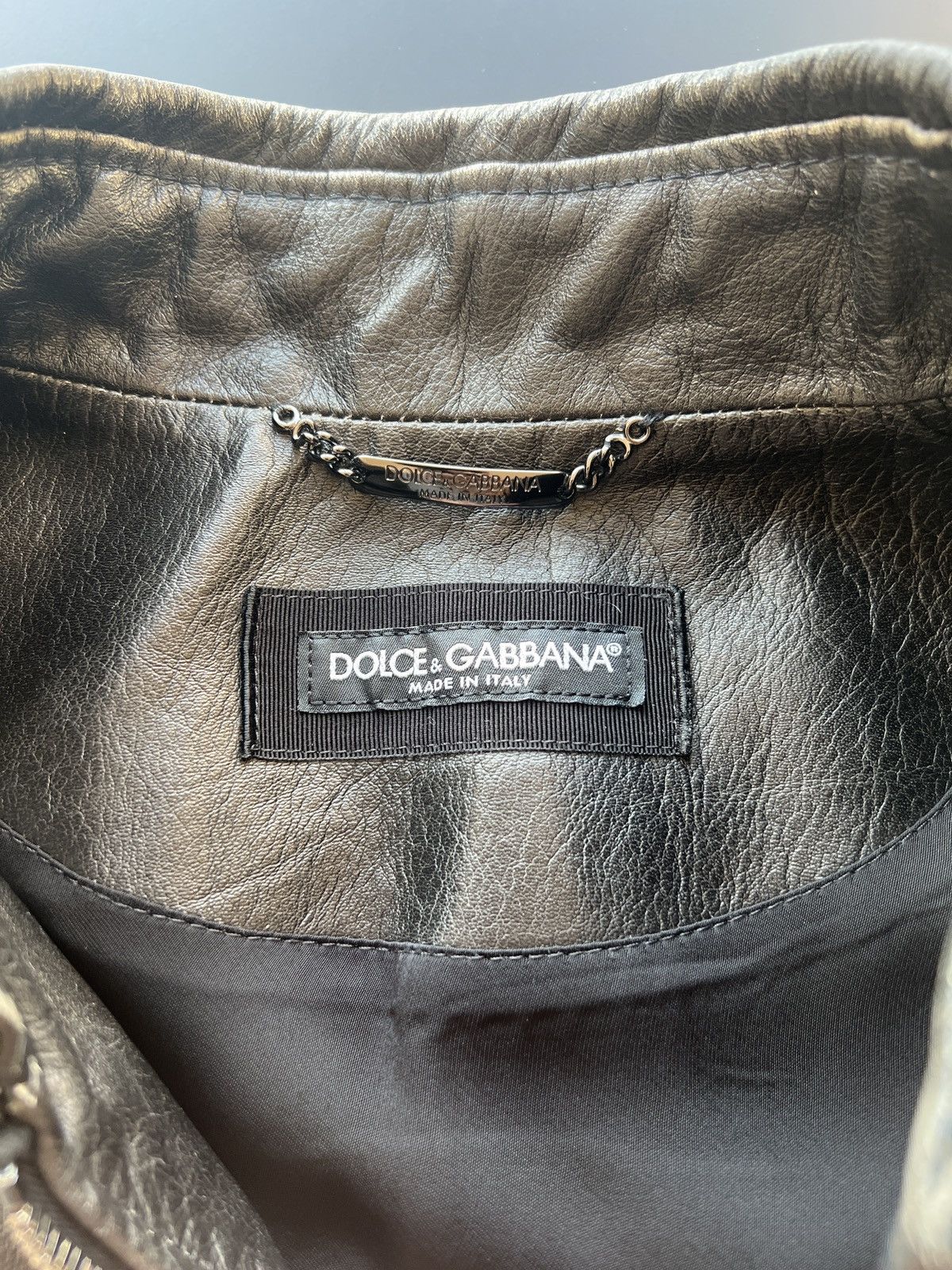 Dolce & Gabbana Dolce & Gabbana rare motorcycle leather vest Size US L / EU 52-54 / 3 - 3 Thumbnail