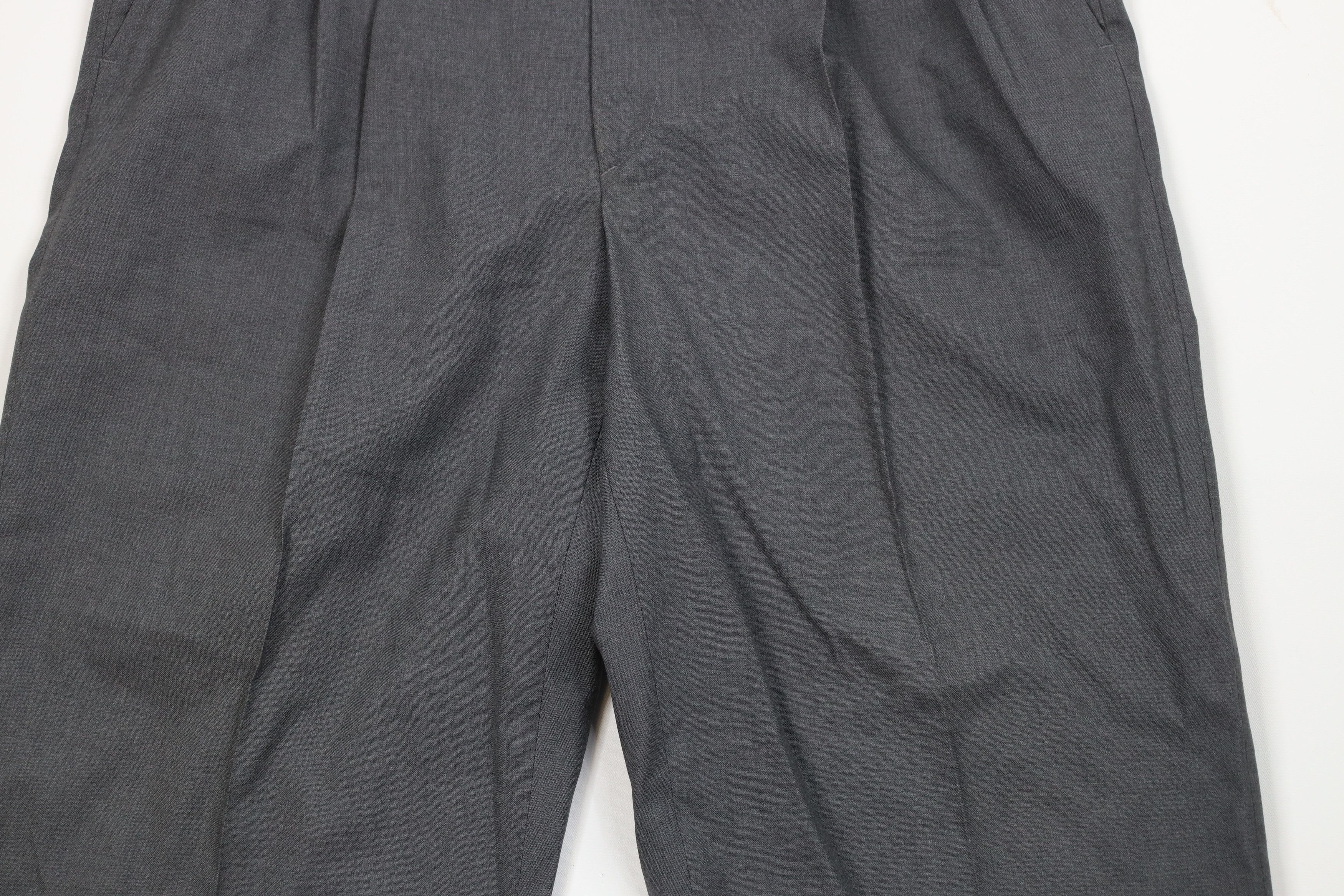Vintage Vintage 60s Streetwear Wool Knit Wide Leg Chino Pants USA Size US 34 / EU 50 - 3 Thumbnail