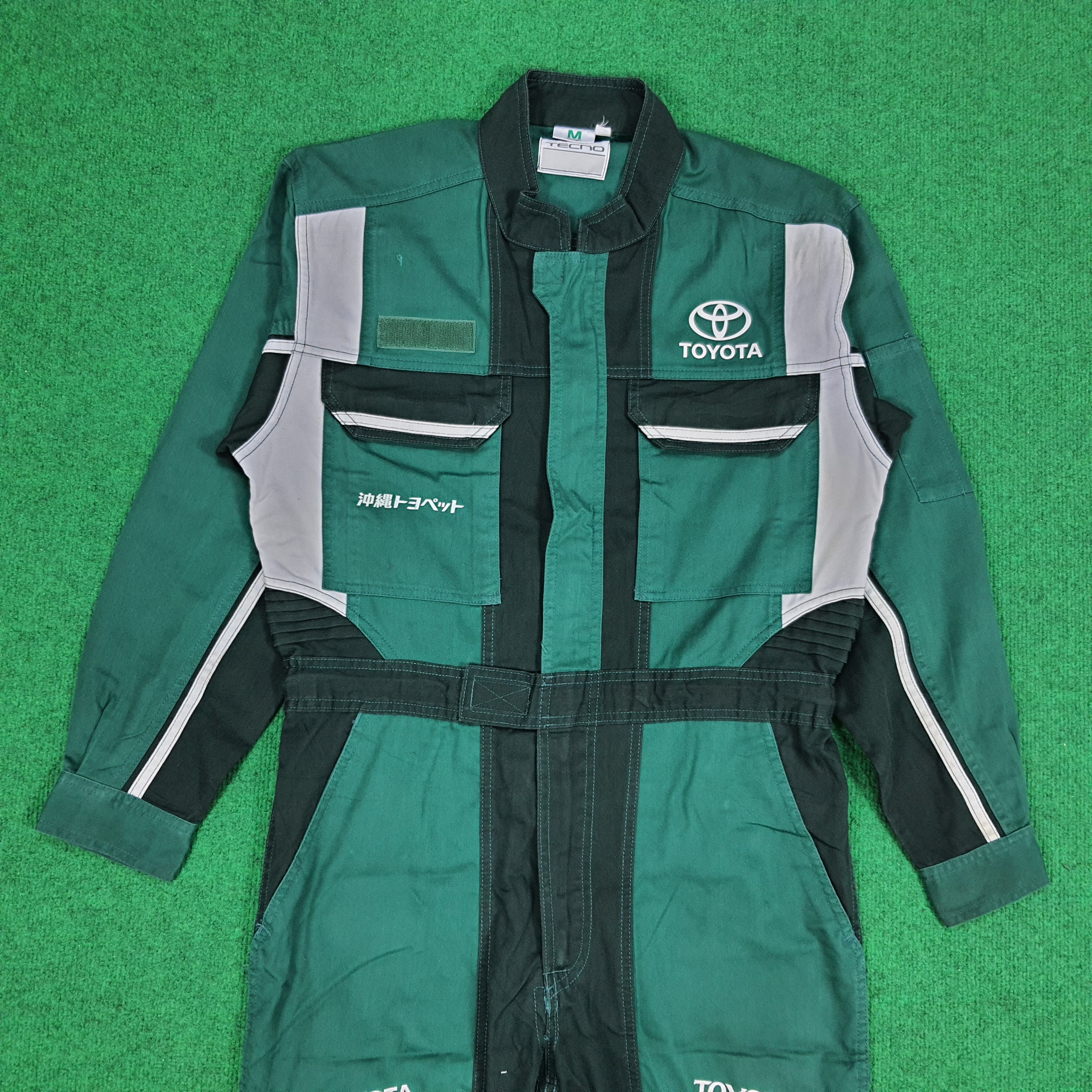 Japanese Brand × Vintage Vintage Toyota Tecno Japanese Brand Racing Work Coverall Size US M / EU 48-50 / 2 - 1 Thumbnail