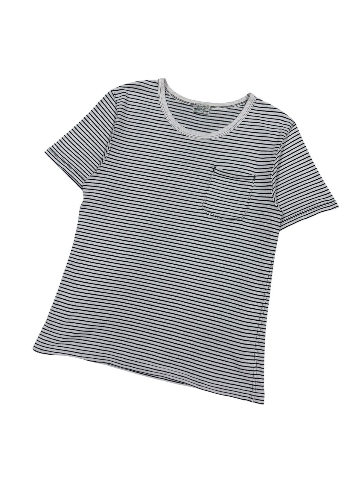 Burgus Plus Burgus Plus Striped Pocket Tee Size US L / EU 52-54 / 3 - 5 Thumbnail