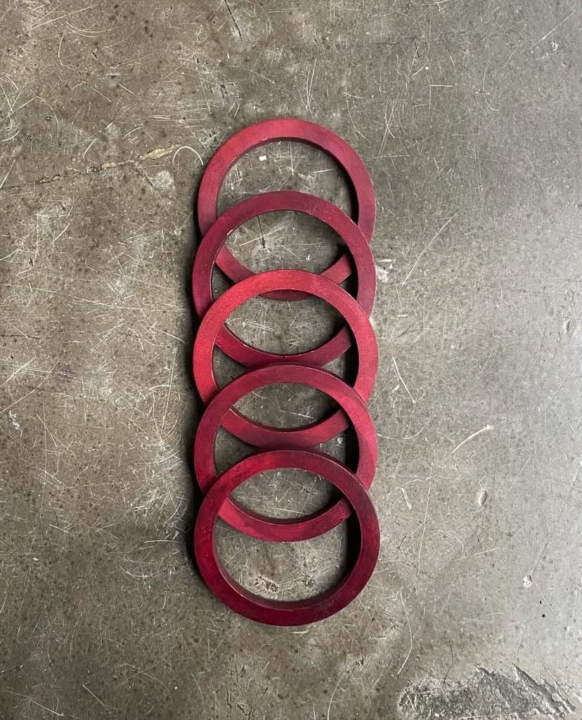 Vintage Set of 5 red vintage wooden bangles Size ONE SIZE - 1 Preview
