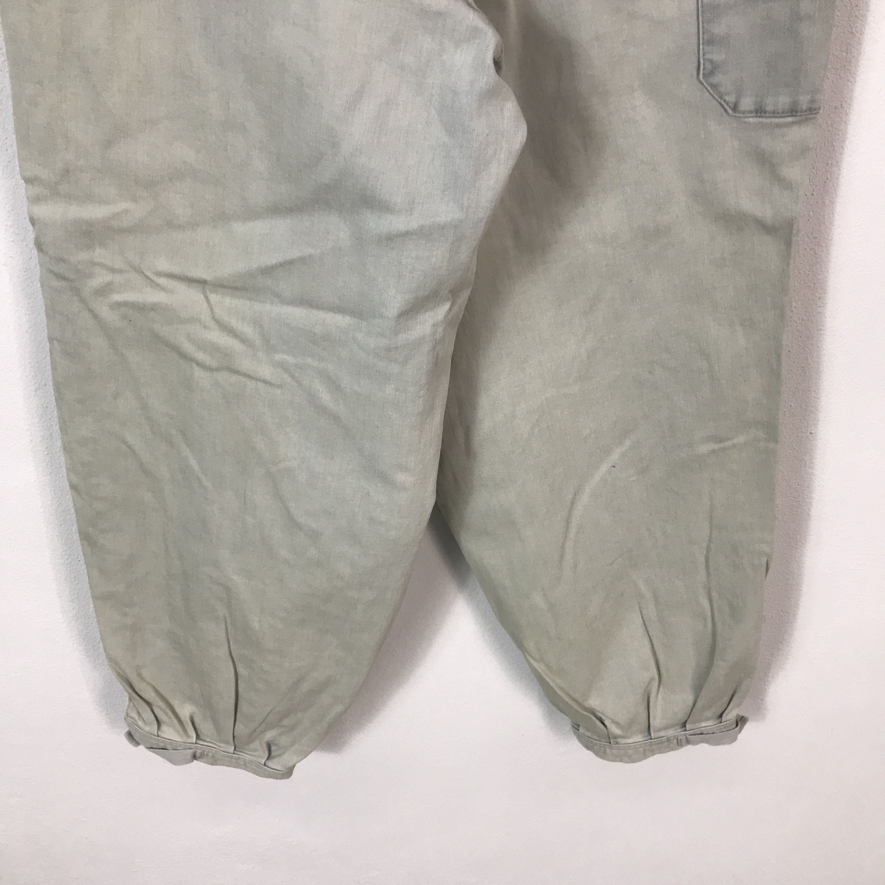 Japanese Brand purple&yellow Japan style baggy Balloon light wash pants Size US 29 - 6 Thumbnail