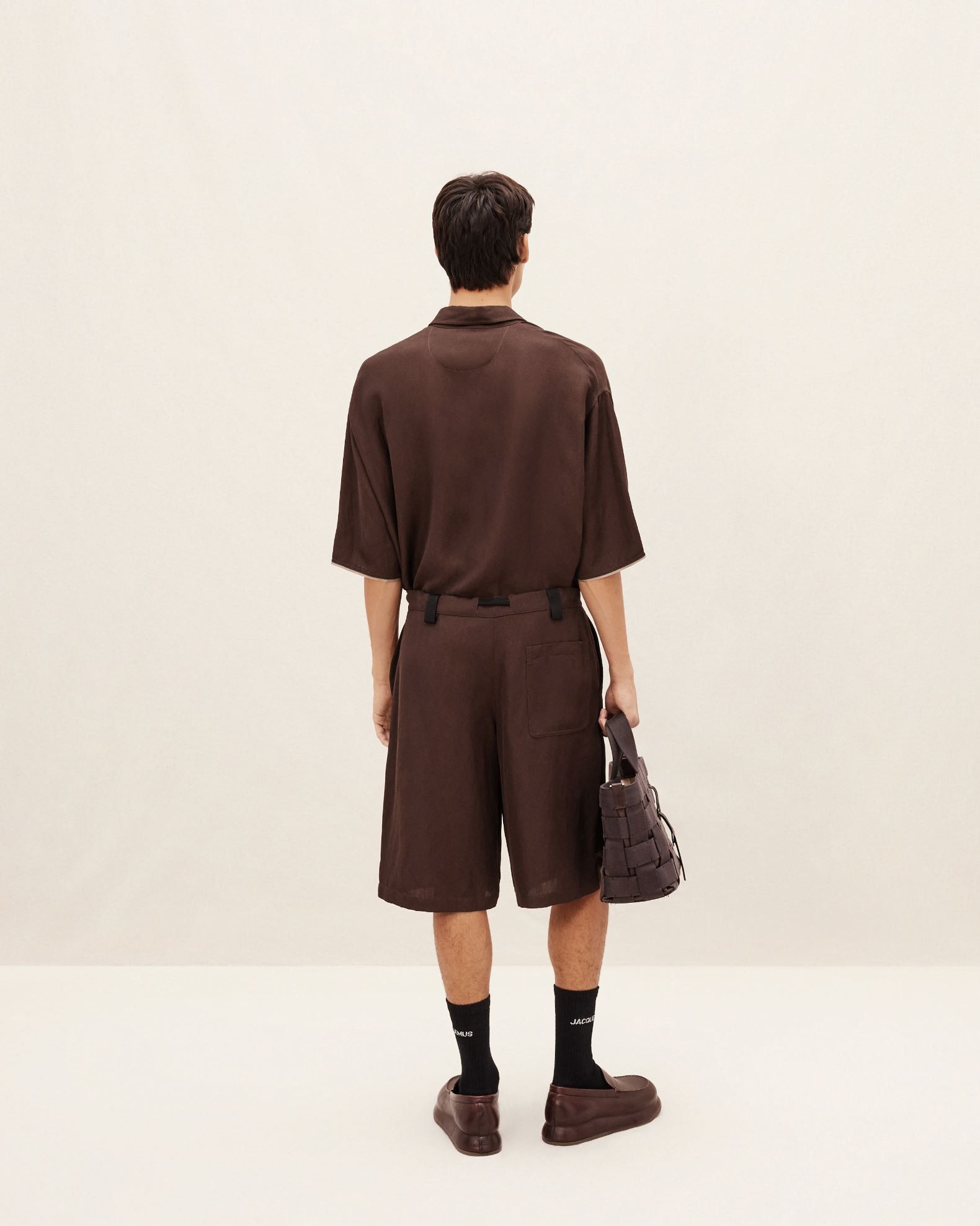 Jacquemus EU48 Linen Meio Utility Belt Buckle Short SS23 Le Raphia Size US 32 / EU 48 - 12 Thumbnail