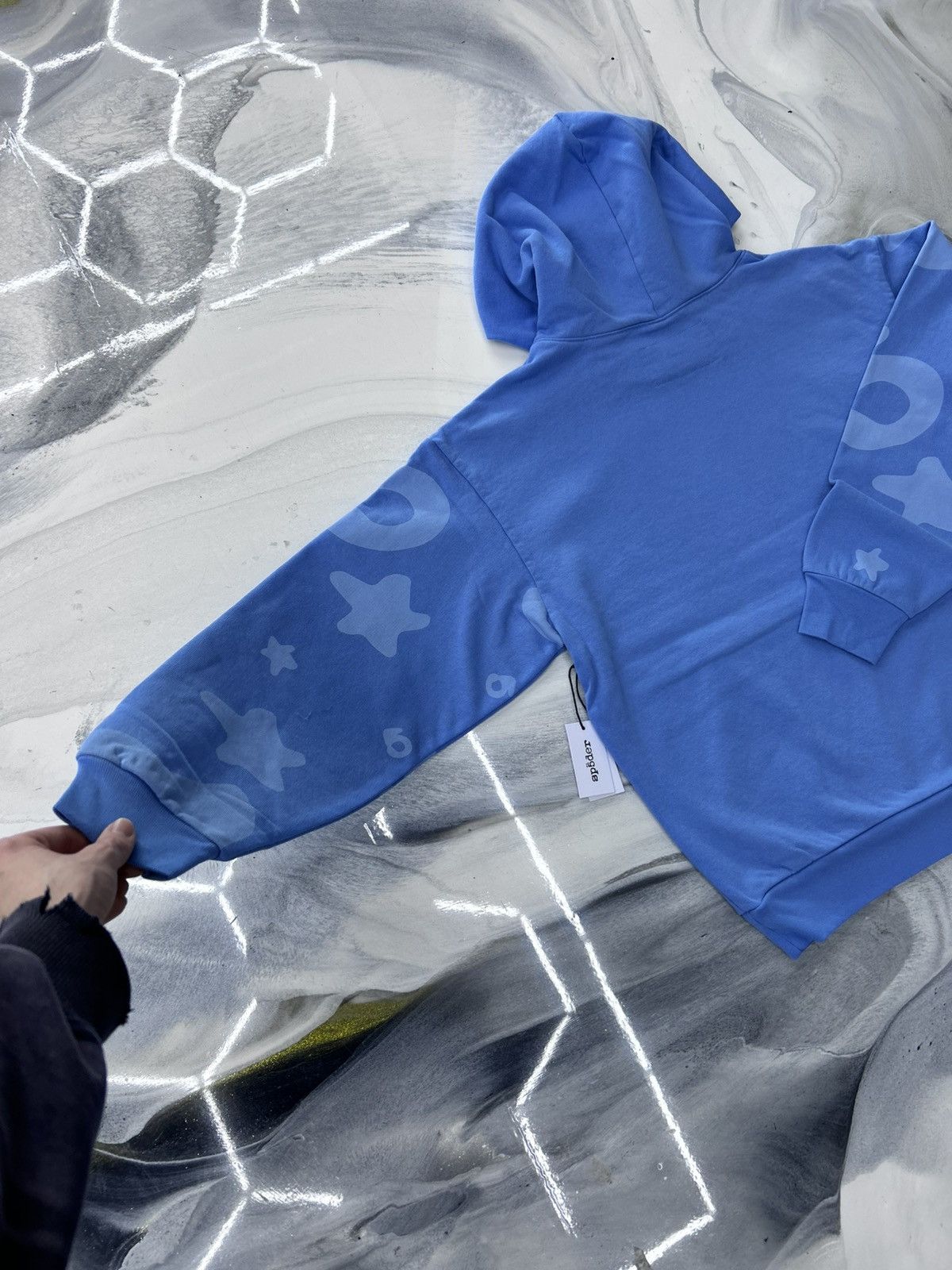 Sp5der Sp5der Beluga V2 Hoodie Dusty Blue Size M Size US M / EU 48-50 / 2 - 7 Thumbnail