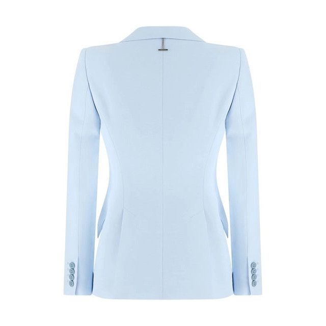 Alexander McQueen ALEXANDER MCQUEEN Light Blue Blazer Jacket New & Authentic ( Size XS / US 0-2 / IT 36-38 - 2 Thumbnail