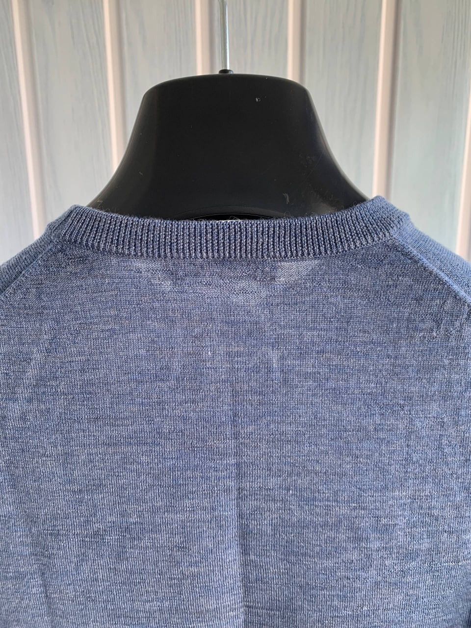 Suitsupply Suitsupply Merino Wool Blend Blue Knit Men Pullover Sweater Size US XS / EU 42 / 0 - 6 Thumbnail