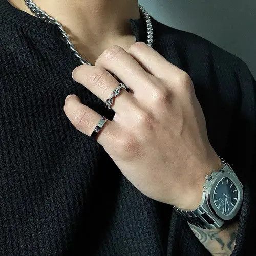 Jewelry × Vintage Retro punk rings Size ONE SIZE - 2 Thumbnail