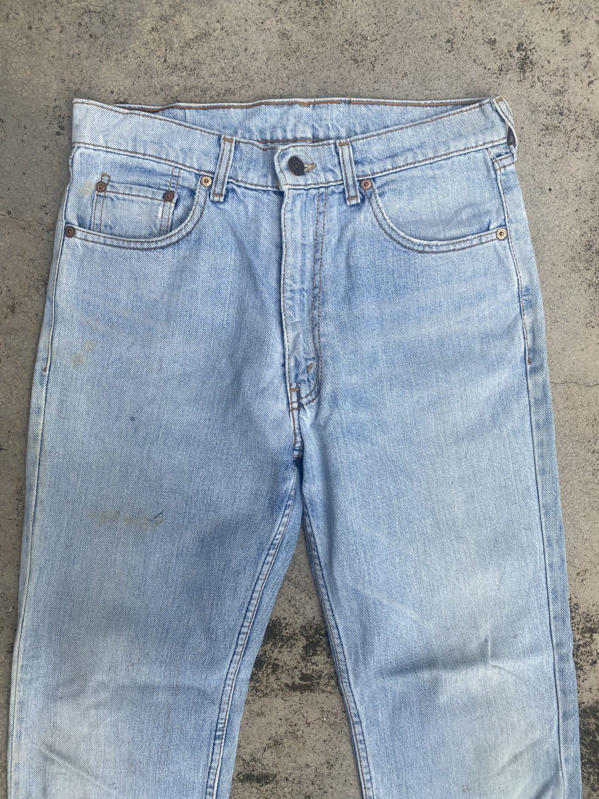 Levi's × Levi's Vintage Clothing × Vintage Vintage Levis 501 Straight Cut Faded Blue Size US 29 - 2 Thumbnail