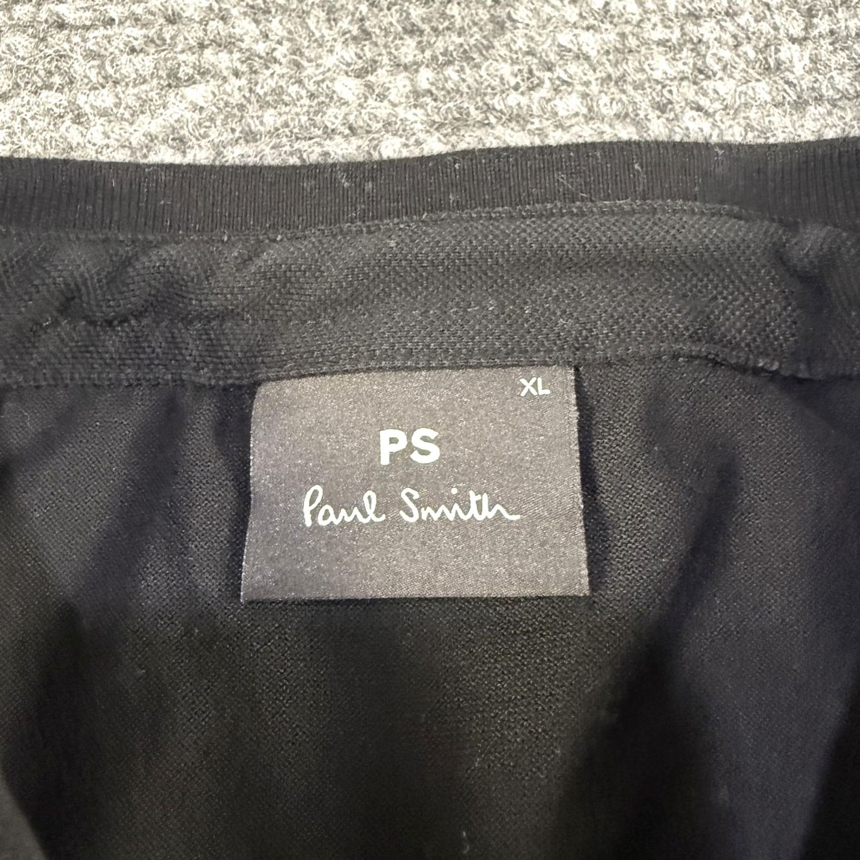 Vintage PS Paul Smith Shirt Mens XL Black Short Sleeve Polo Knit Cotton Collar Button Up Size US XL / EU 56 / 4 - 5 Thumbnail