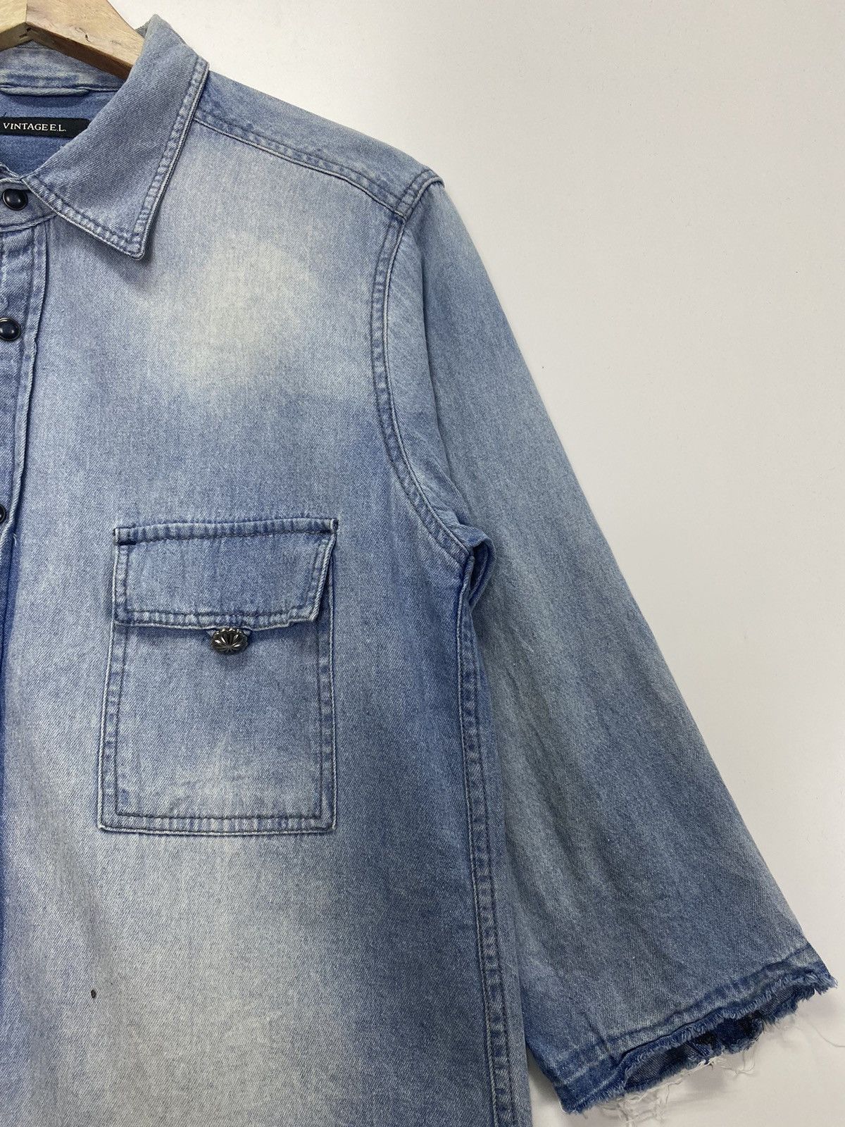 Native × Vintage Vintage E.L Native Logo Denim Jacket Size US M / EU 48-50 / 2 - 8 Thumbnail