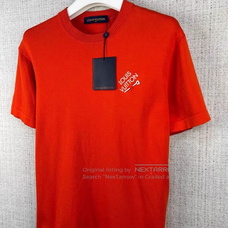 Louis Vuitton Louis Vuitton Pin embroidered logo crewneck knit short sle Size US S / EU 44-46 / 1 - 2 Thumbnail