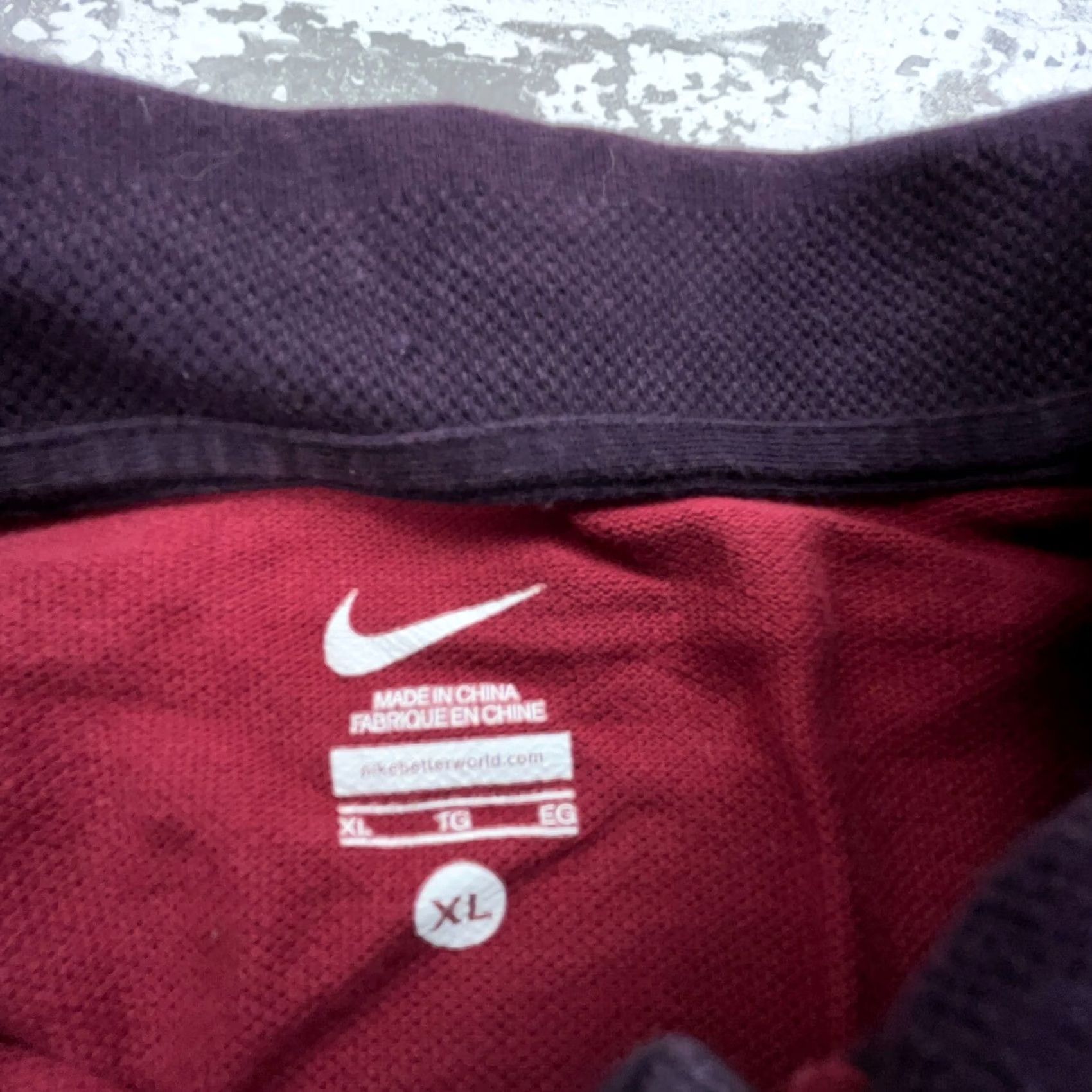Nike Nike Polo Shirt Men XL Red Purple Striped Colorblock USA Paralympic Team Rugby Size US XL / EU 56 / 4 - 5 Thumbnail