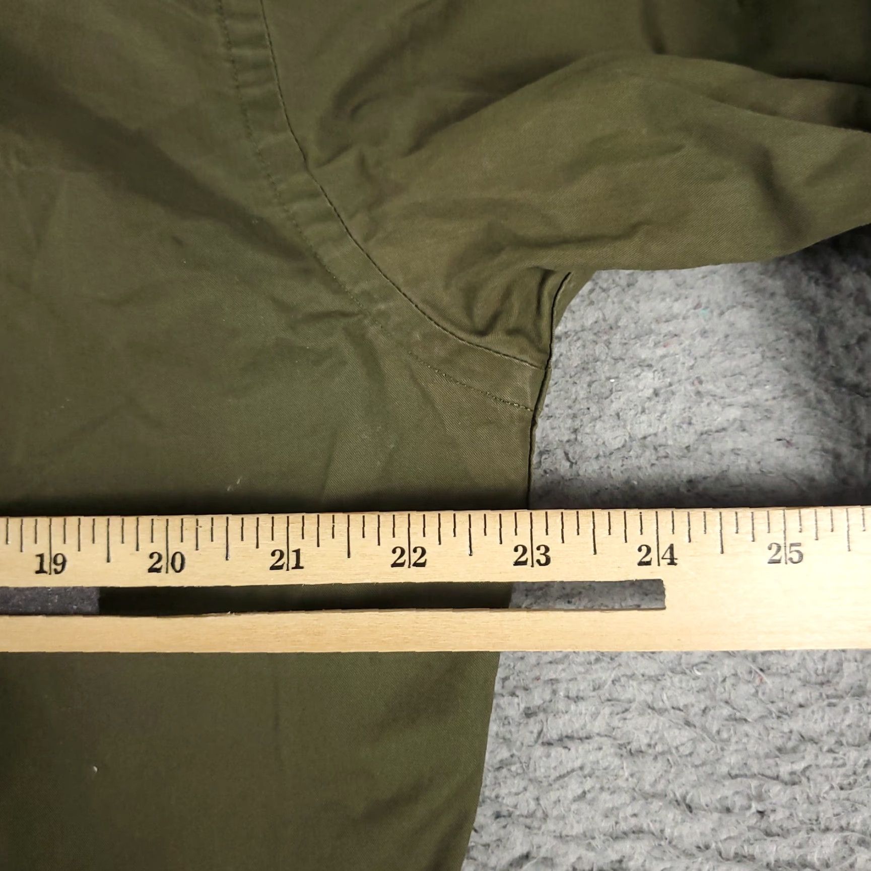Tommy Hilfiger VINTAGE Tommy Hilfiger Shirt Mens S Brown Beige Button-Up Long Sleeve Casual Potent (adjust?) Size US S / EU 44-46 / 1 - 7 Thumbnail