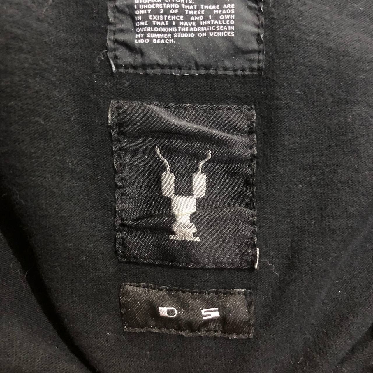 Rick Owens Drkshdw Rick Owens DRKSHDW patches crewneck long sleeves Size US L / EU 52-54 / 3 - 7 Thumbnail