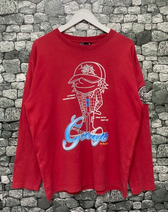 George Vintage Y2k George Grafic Character Long Sleeve Shirt Size US M / EU 48-50 / 2 - 1 Thumbnail