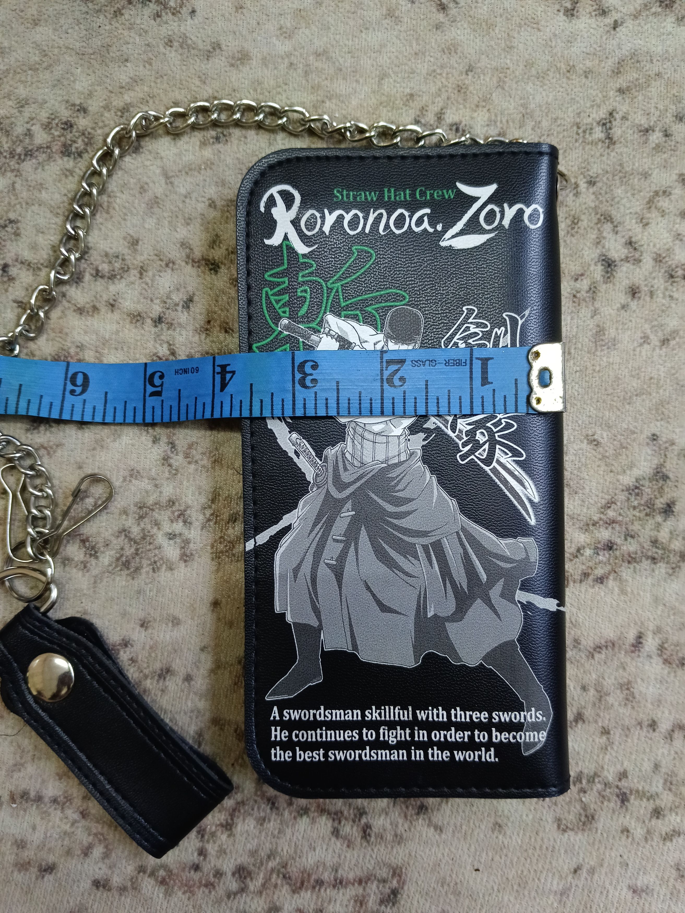 Anime × One Piece ONE PIECE ANIME JAPAN ZORO LONG WALLET PU LEATHER Size ONE SIZE - 7 Thumbnail