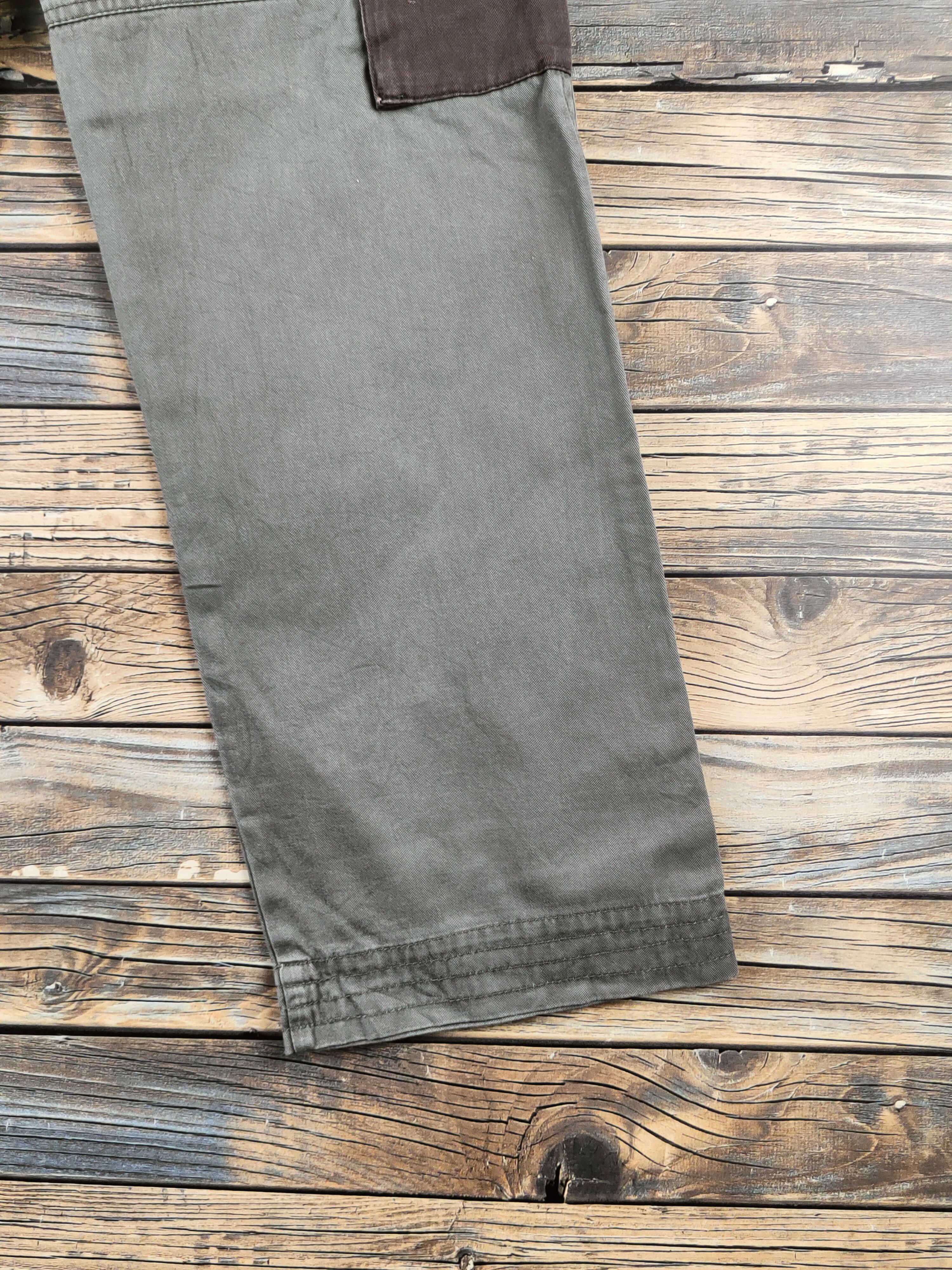 Japanese Brand DL Ad Life Olive Multipocket Cargo Pants #46-367 Size 24" / US 00 / IT 34 - 11 Thumbnail