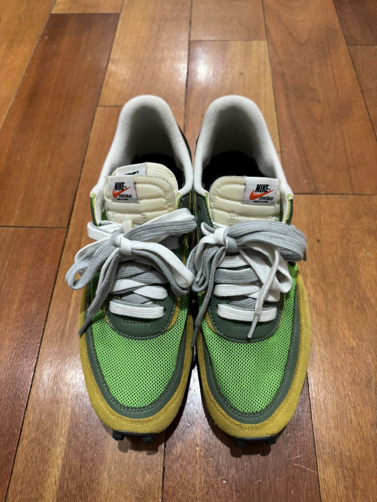 Nike × Sacai Nike Sacai LD Waffle Green 70s Sneakers Size US 10 / EU 43 - 1 Thumbnail