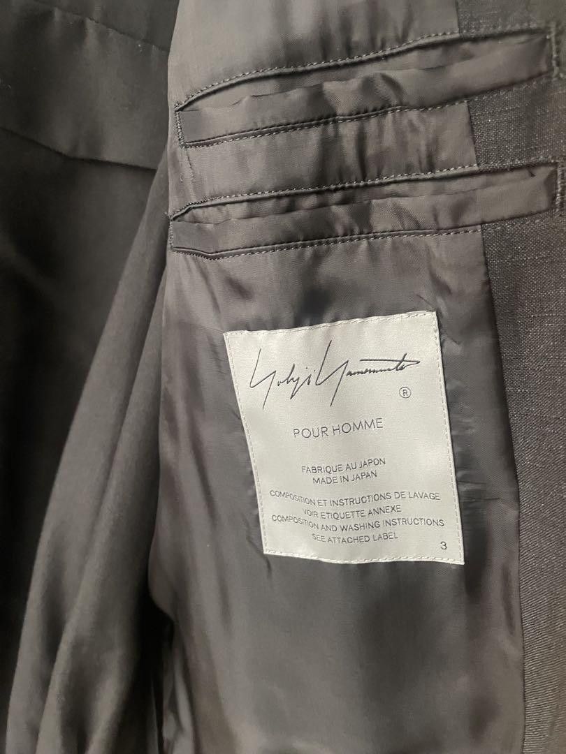 Yohji Yamamoto POUR HOMME 24ss Double Front Angel Jacket Size US L / EU 52-54 / 3 - 8 Thumbnail