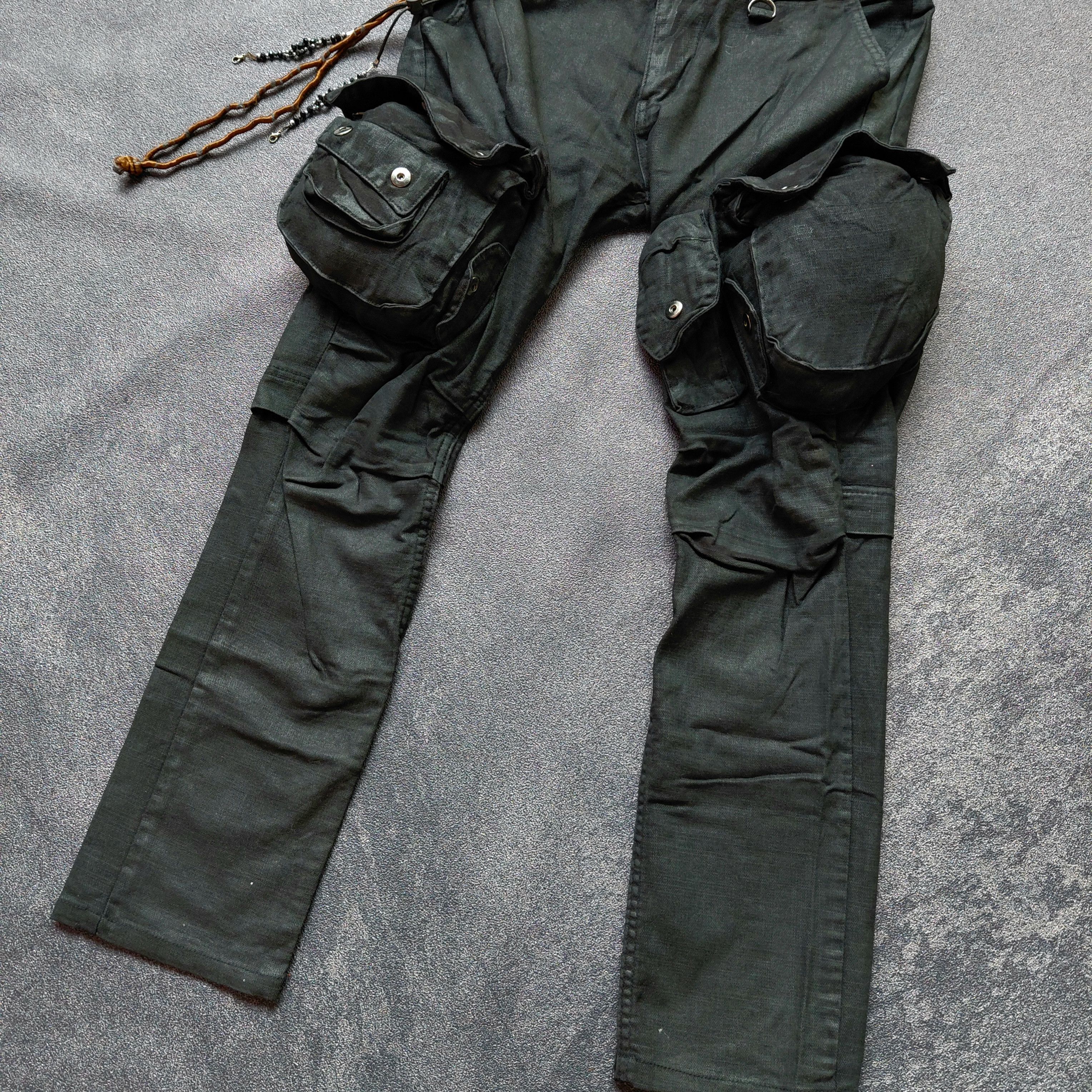 14th Addiction Glamour Multi Pocket Cargo 14th Addiction Style Pants Size US 30 / EU 46 - 3 Thumbnail